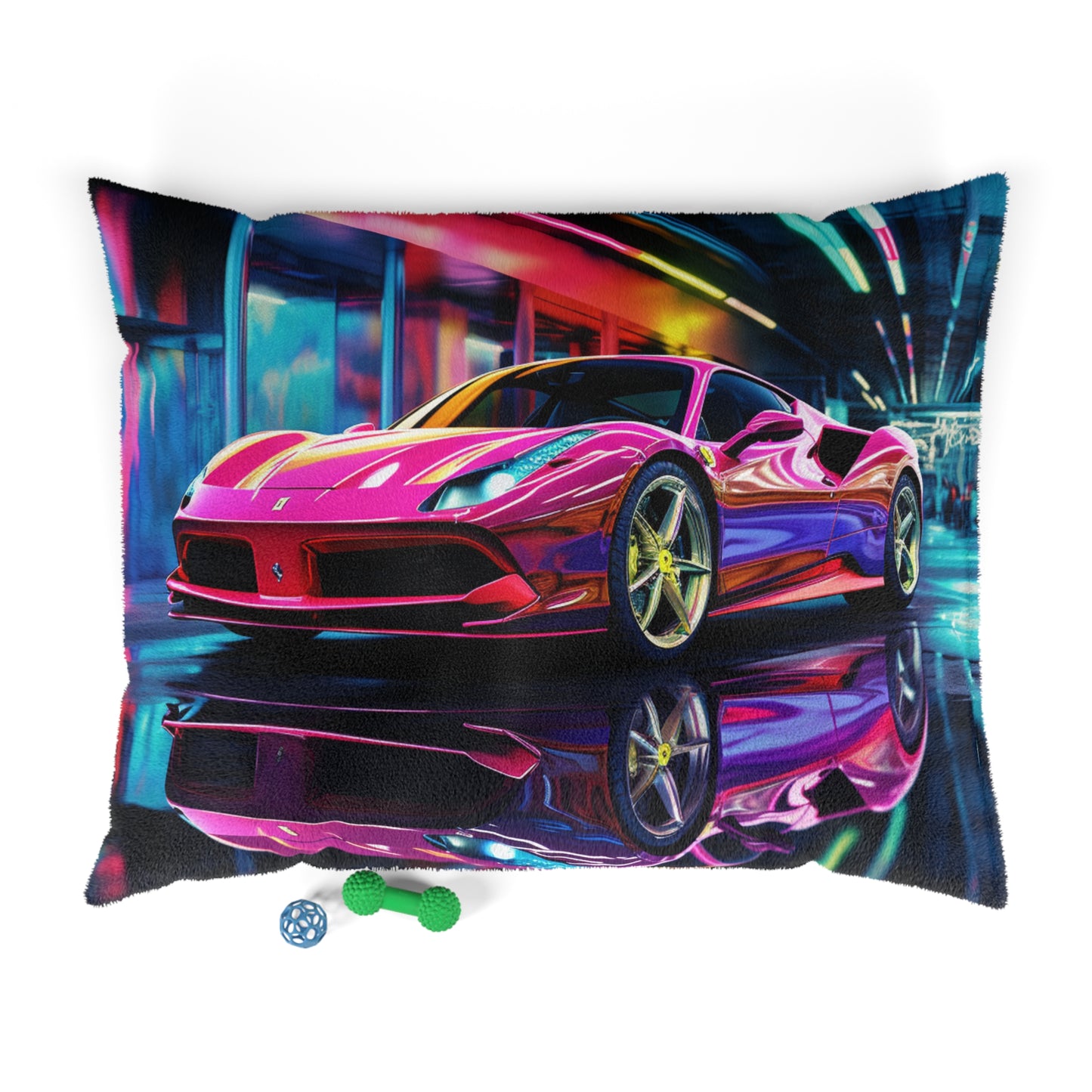 Pet Bed Pink Macro Ferrari 4