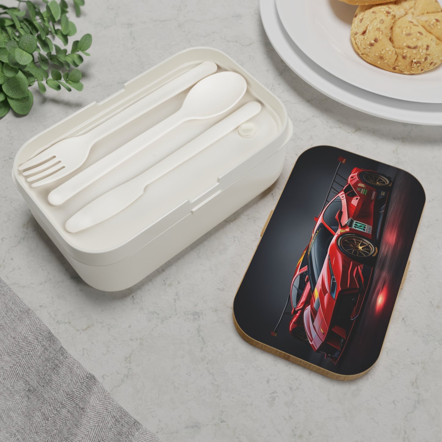 Bento Lunch Box Ferrari Red 2