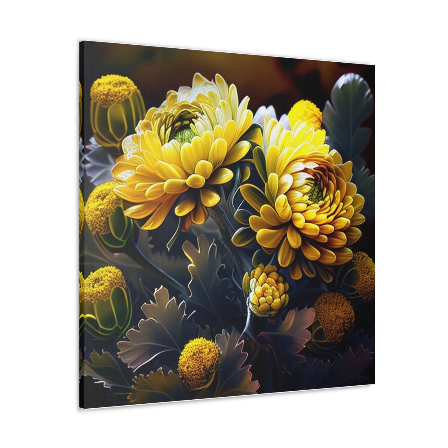 Canvas Gallery Wraps Yellow Hermosas Flores Amarillas 3