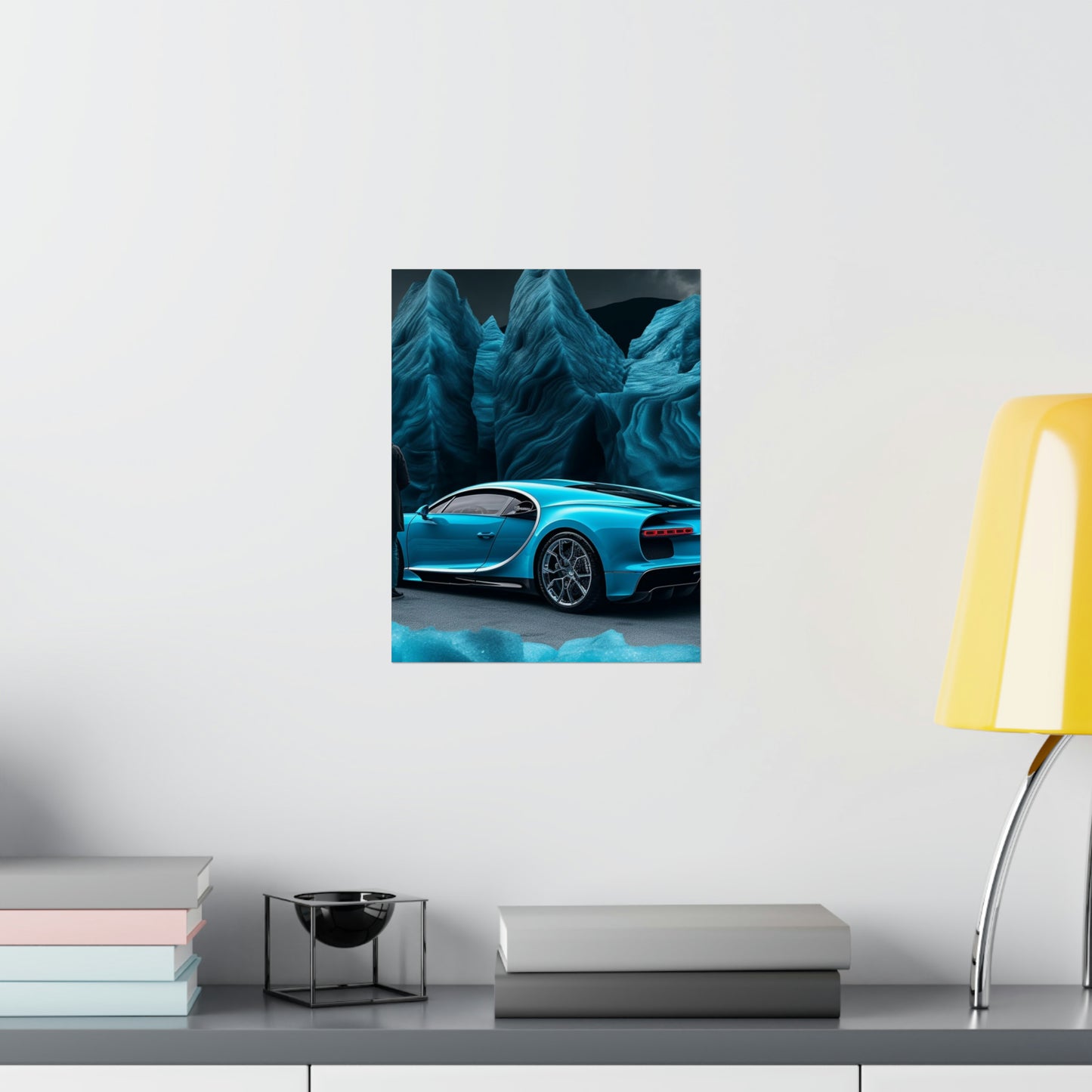 Premium Matte Vertical Posters Bugatti Real Look 3