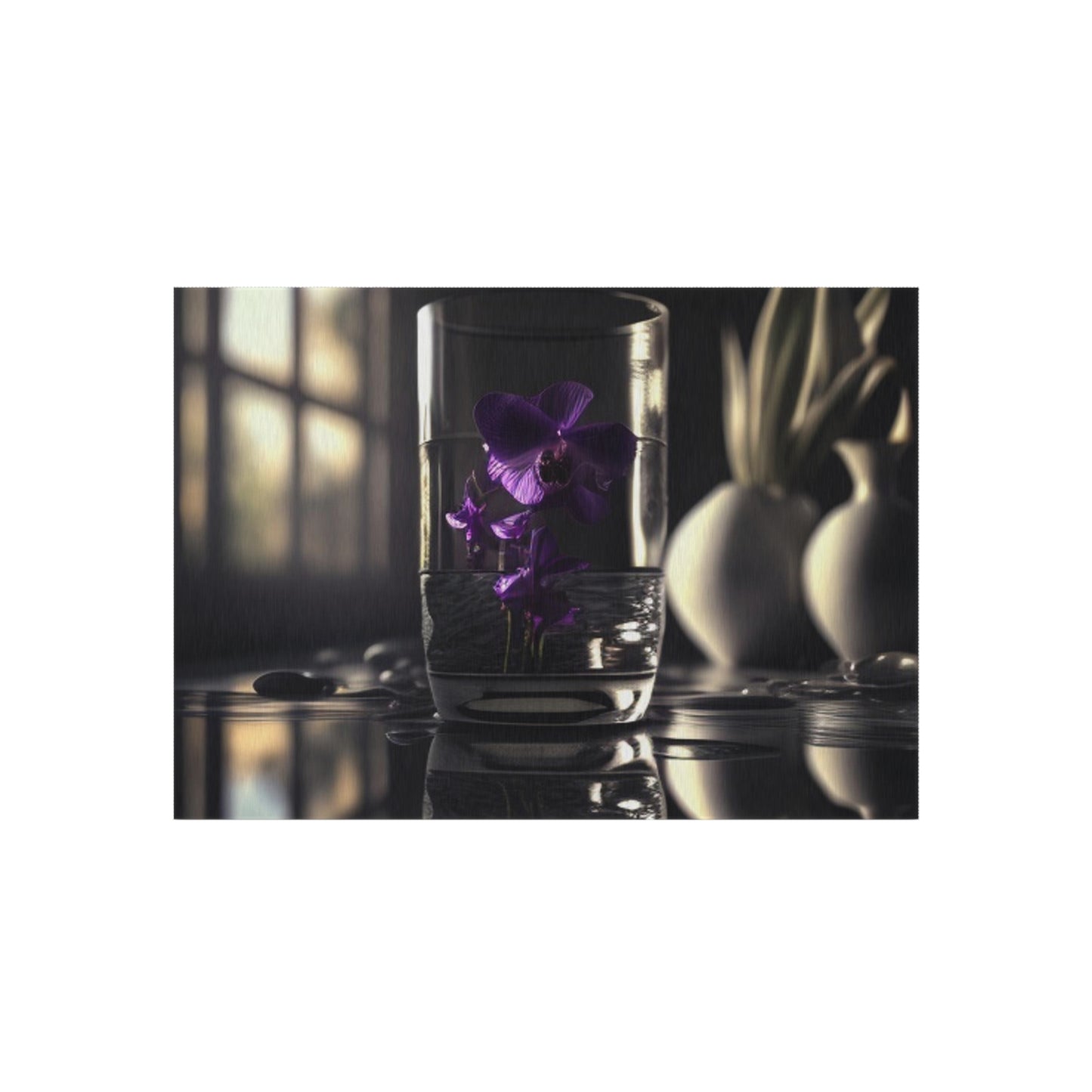 Outdoor Rug  Purple Orchid Glass vase 4