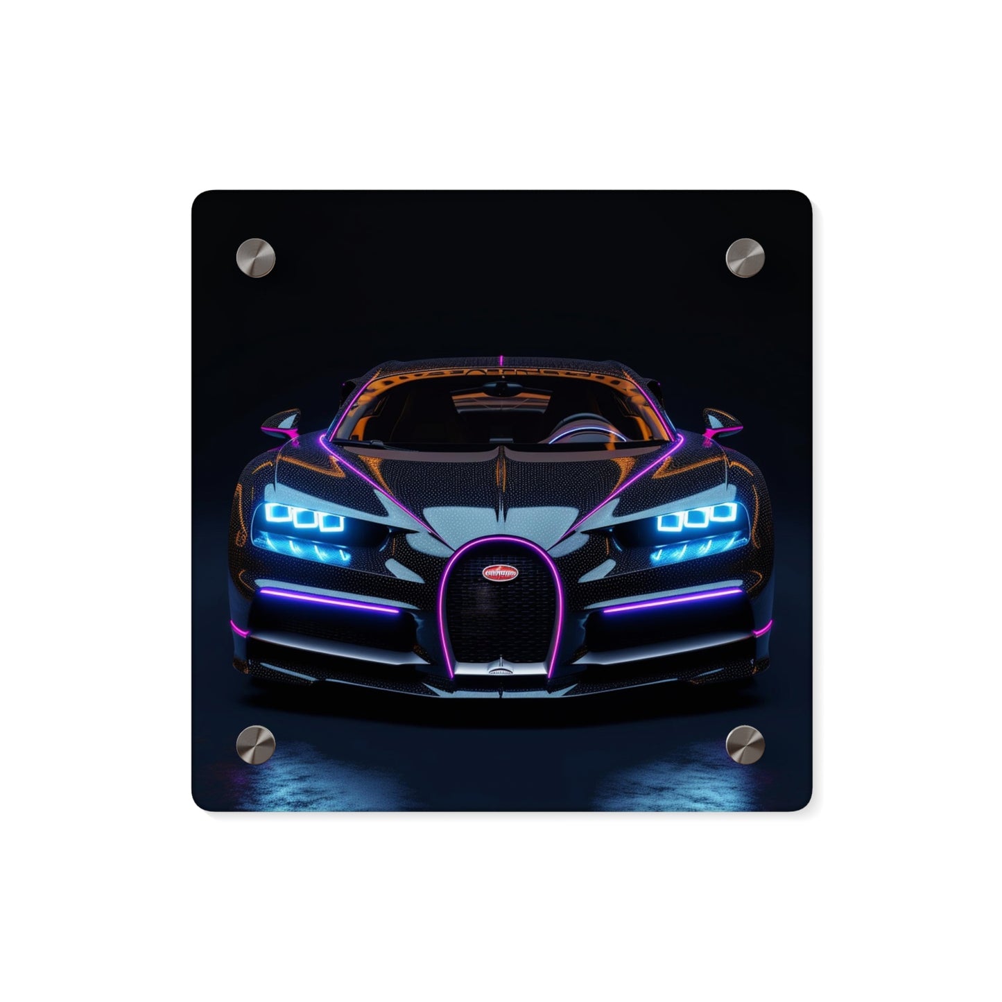 Acrylic Wall Art Panels Hyper Bugatti Chiron 2