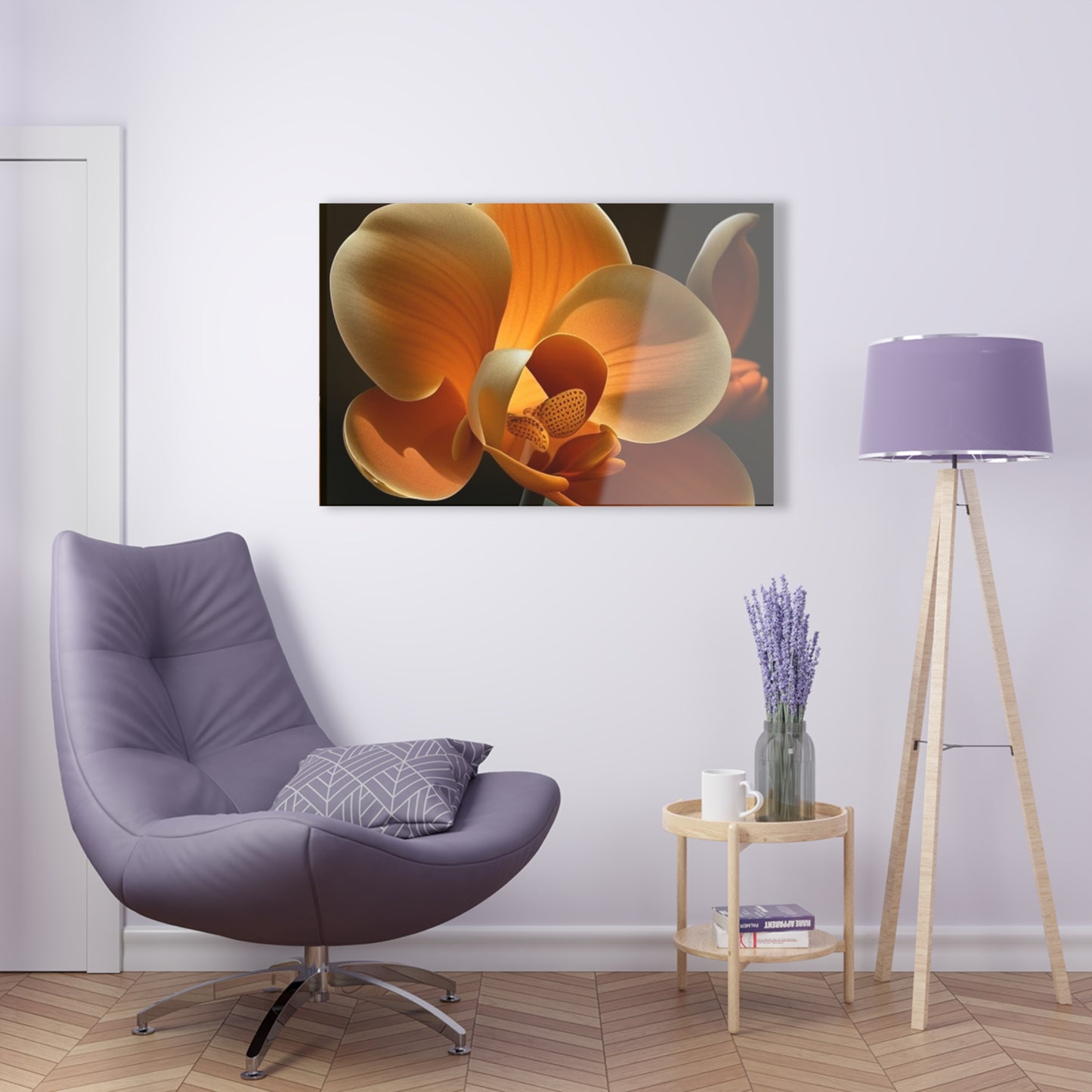 Acrylic Prints Orange Orchid 4