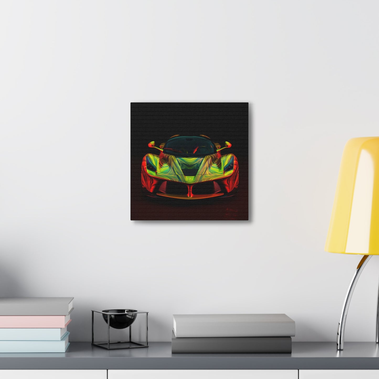 Canvas Gallery Wraps Ferrari Neon 1