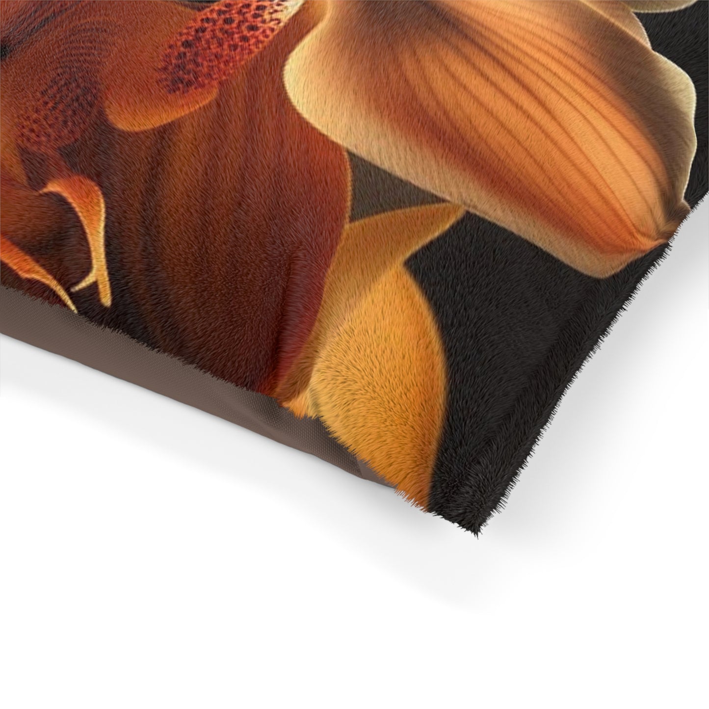 Pet Bed Orange Orchid 2