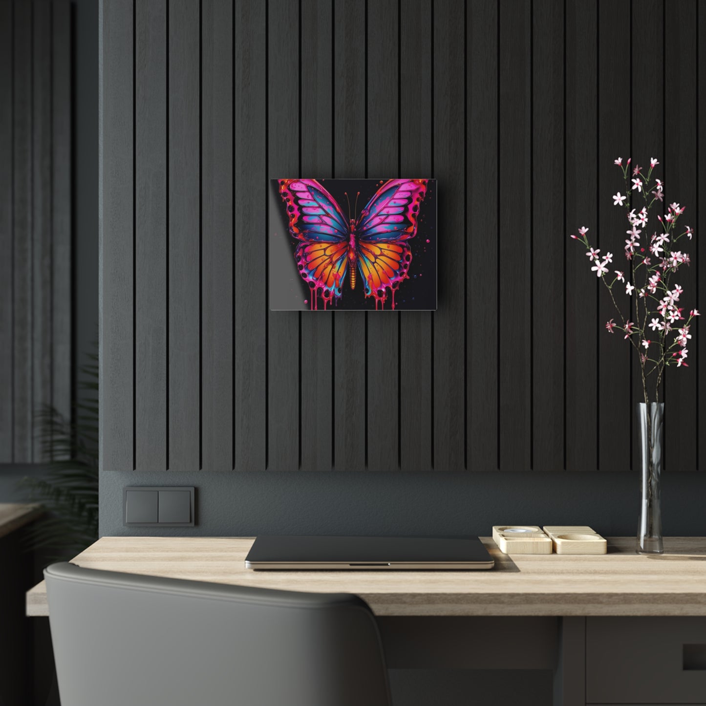 Acrylic Prints Pink Butterfly Flair 1