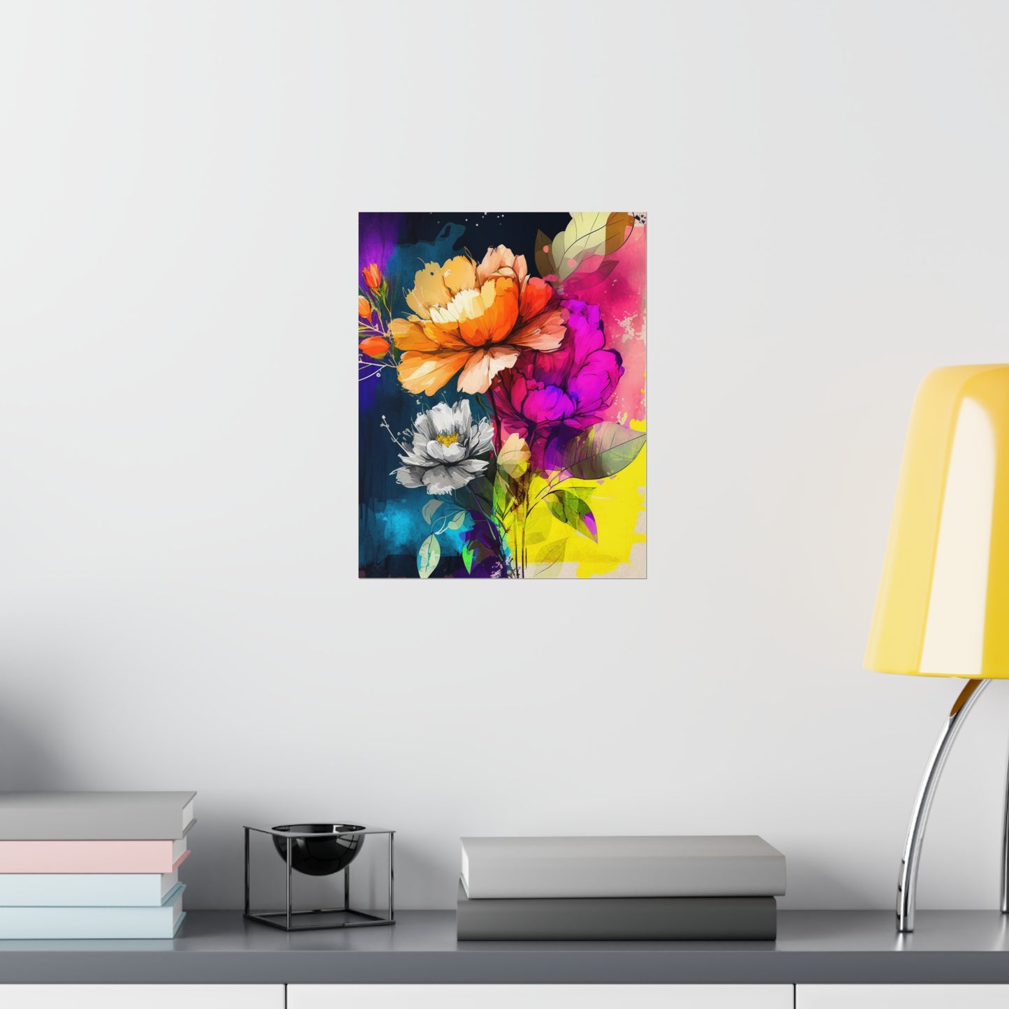 Premium Matte Vertical Posters Bright Spring Flowers 4