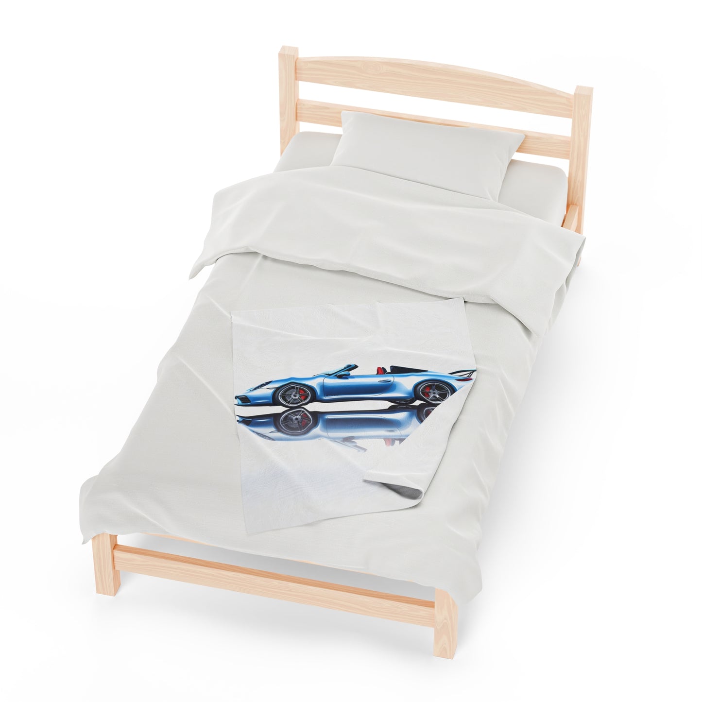 Velveteen Plush Blanket 911 Speedster on water 4