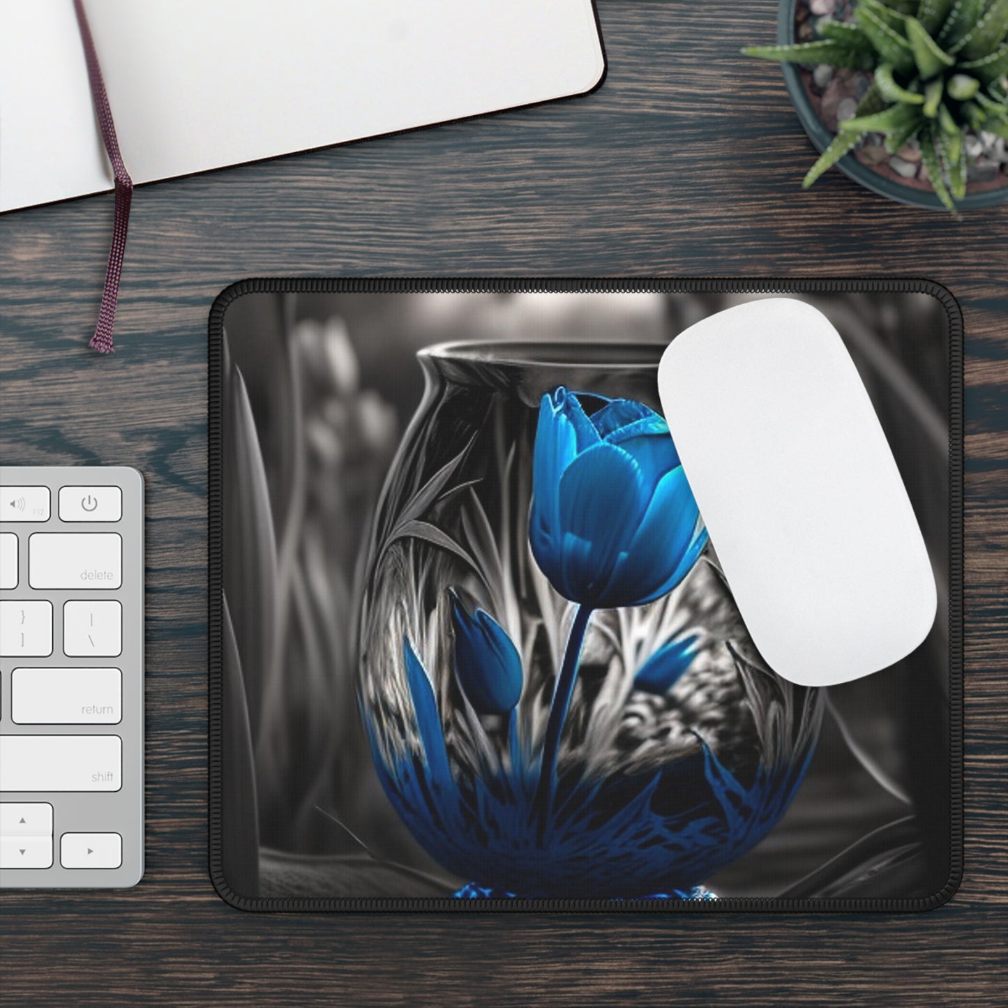 Gaming Mouse Pad  Tulip Blue 3