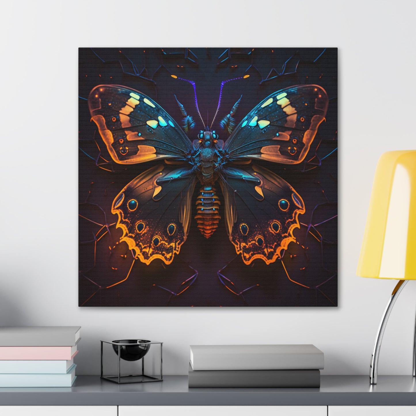 Canvas Gallery Wraps Neon Hue Butterfly 2