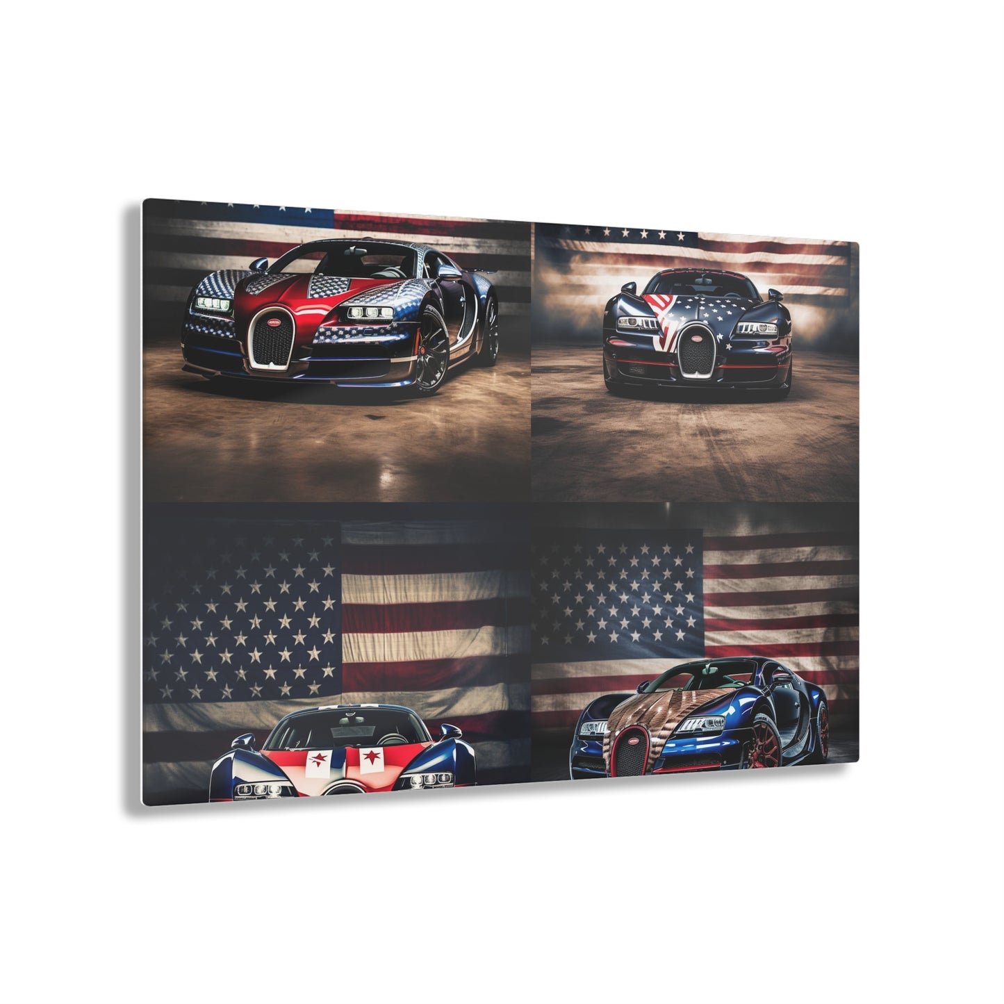 Acrylic Prints Bugatti American Flag 5