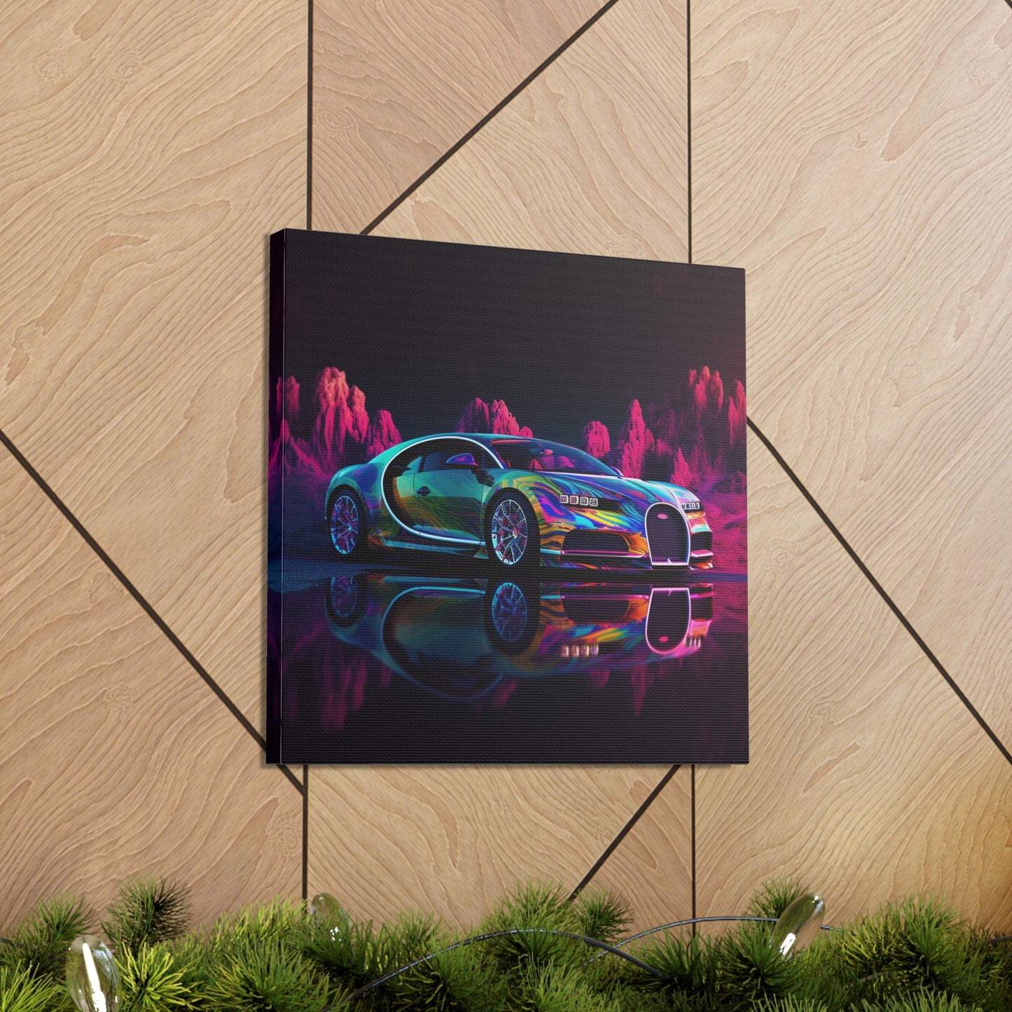 Canvas Gallery Wraps Florescent Bugatti Flair 2