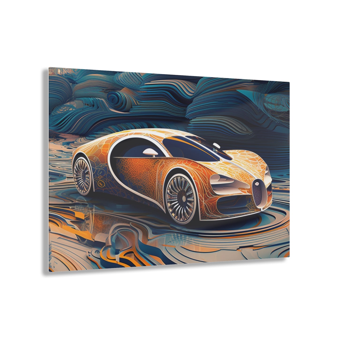 Acrylic Prints Bugatti Abstract Flair 1