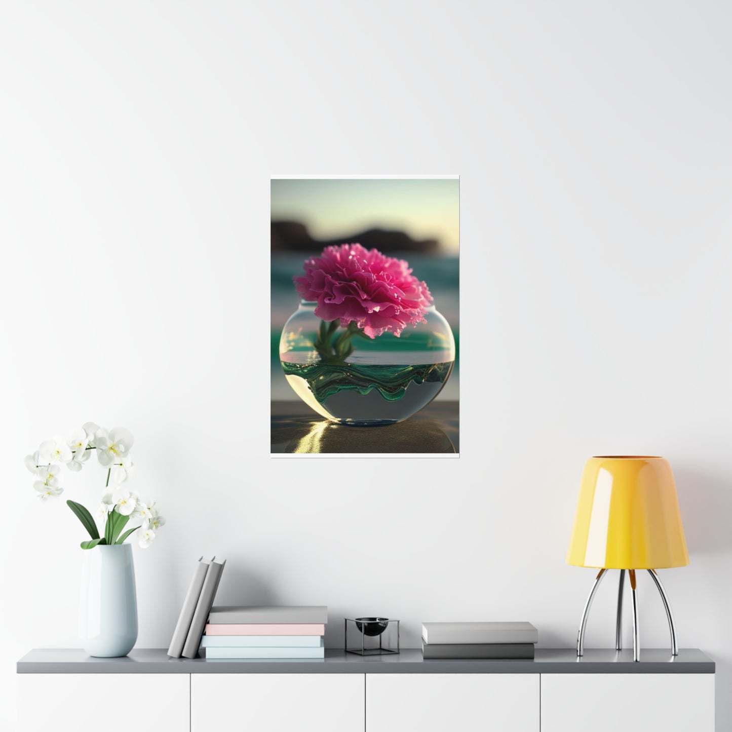 Premium Matte Vertical Posters Carnation 3