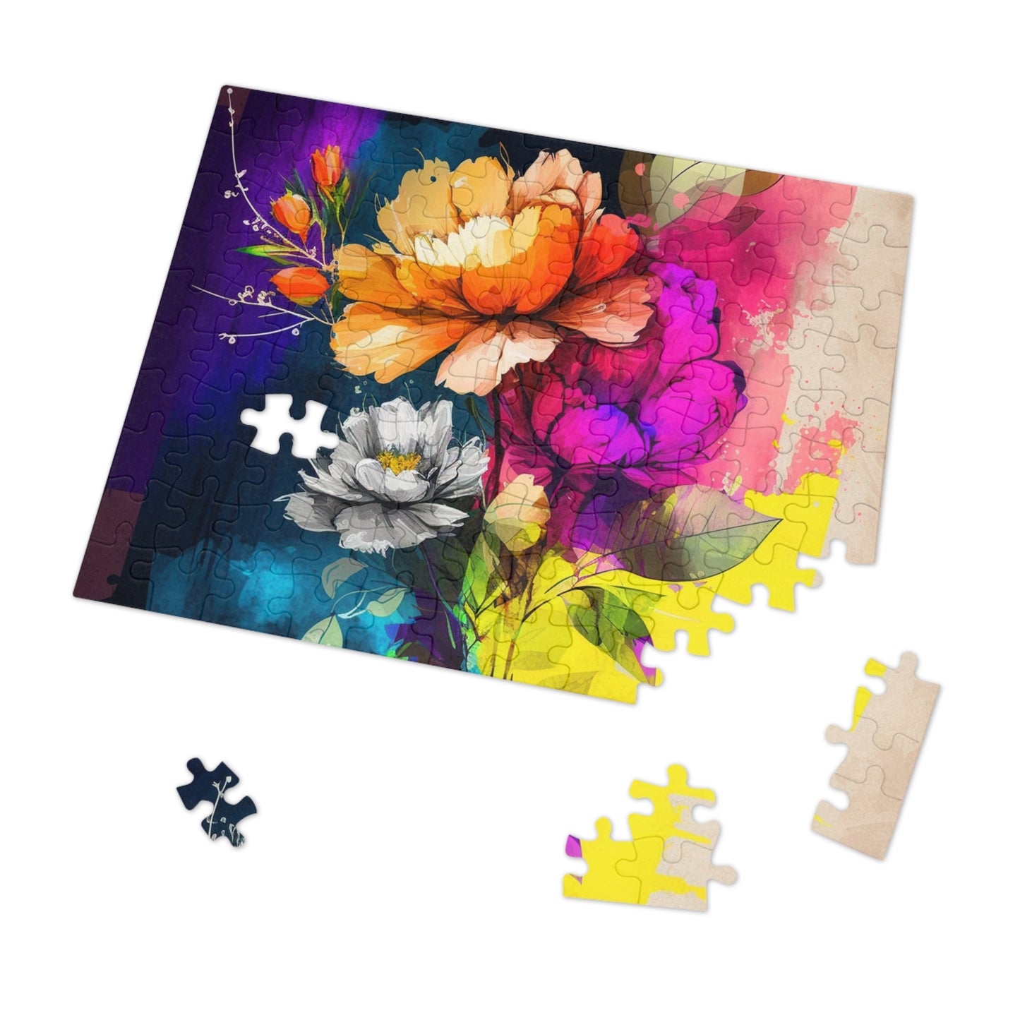 Jigsaw Puzzle (30, 110, 252, 500,1000-Piece) Bright Spring Flowers 4