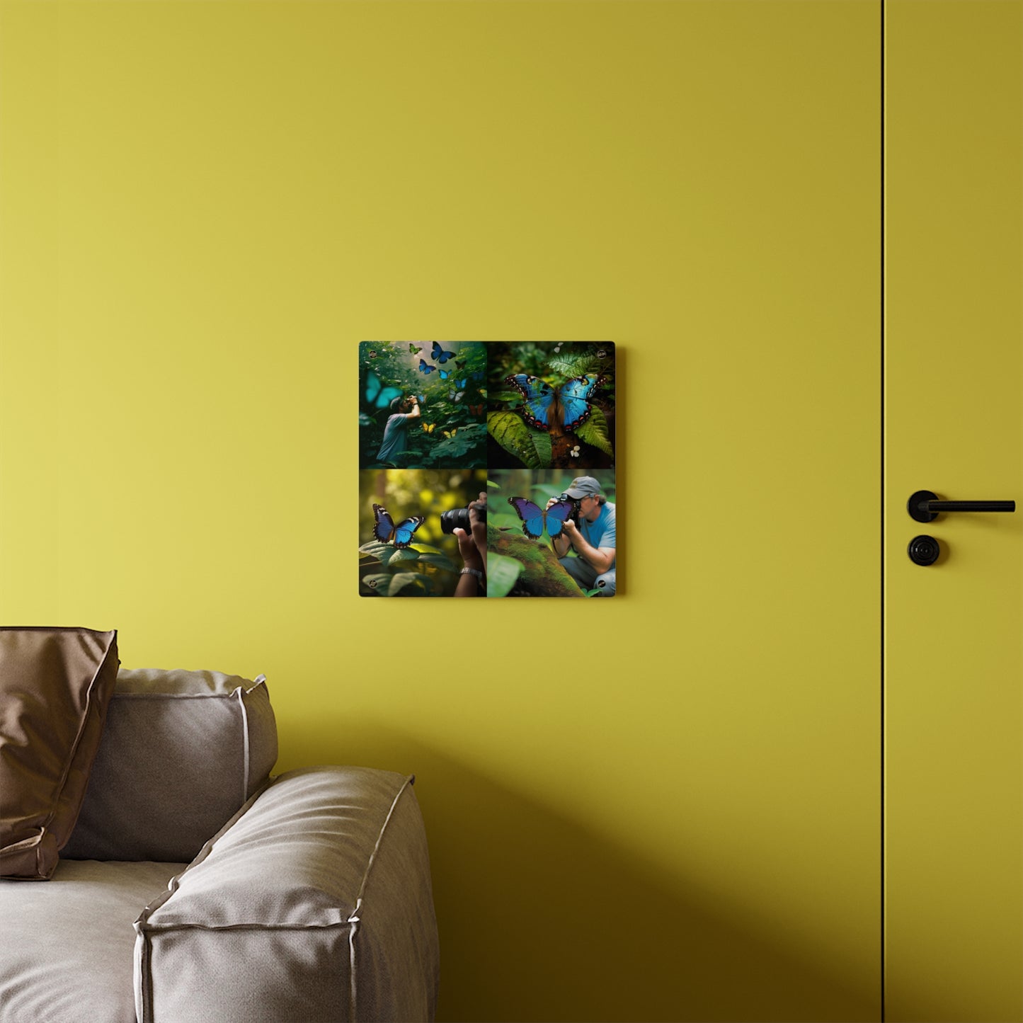 Acrylic Wall Art Panels Jungle Butterfly 5