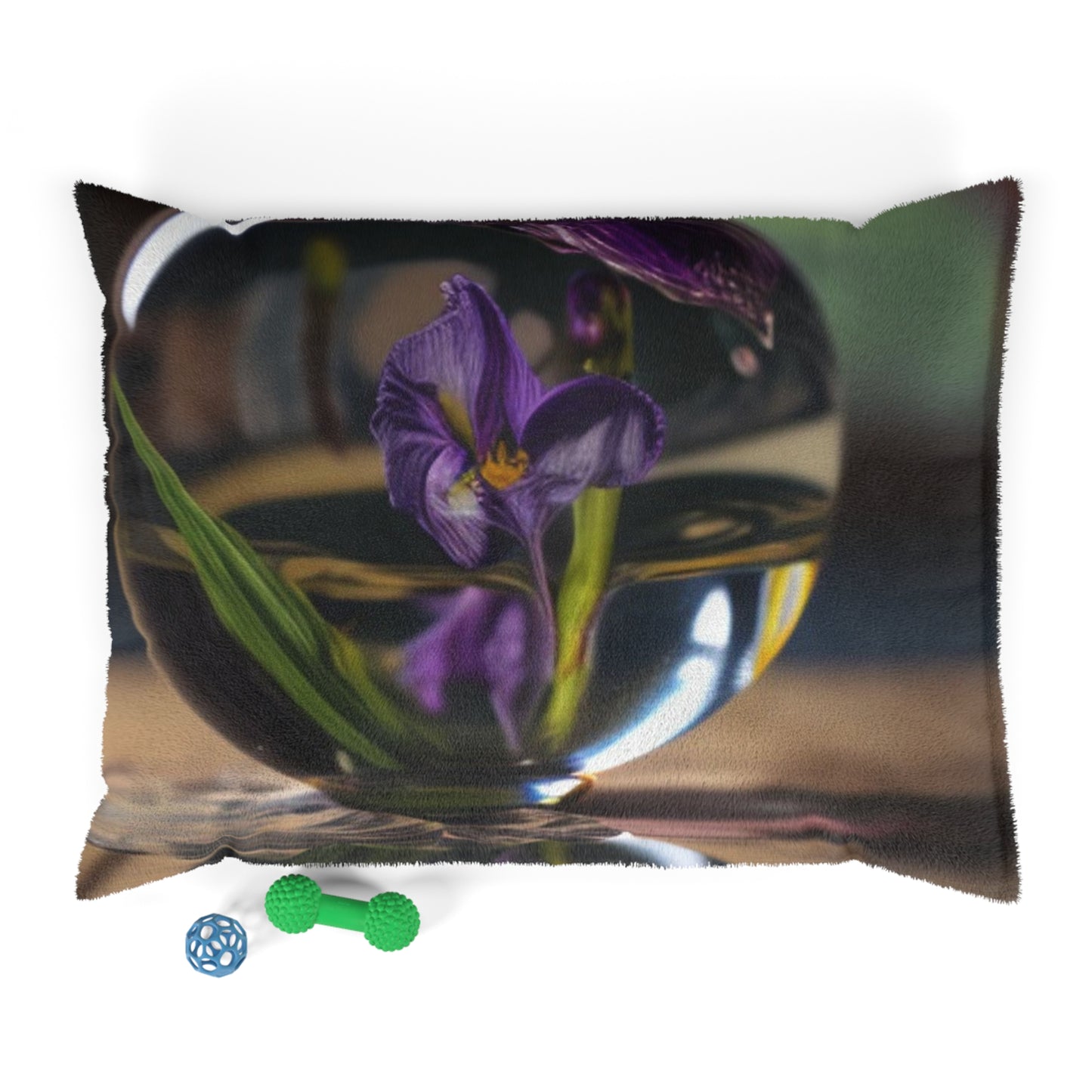 Pet Bed Purple Iris in a vase 1