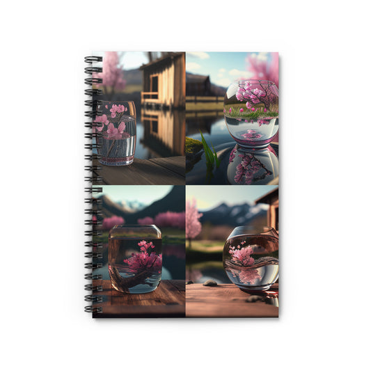 Spiral Notebook - Ruled Line Cherry Blossom 5