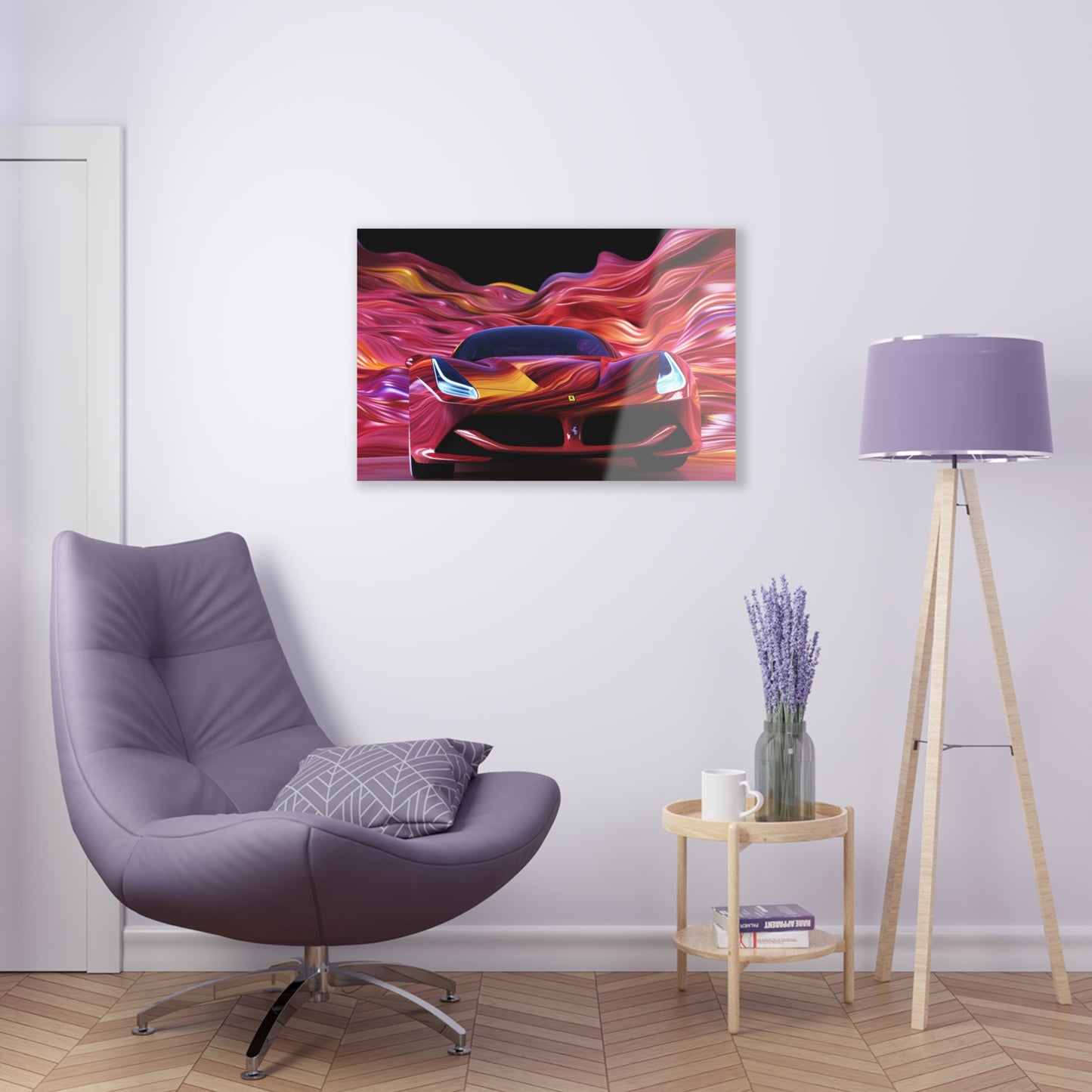 Acrylic Prints Ferrari Water Fusion 3