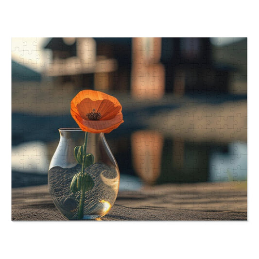 Jigsaw Puzzle (30, 110, 252, 500,1000-Piece) Orange Poppy in a Vase 4