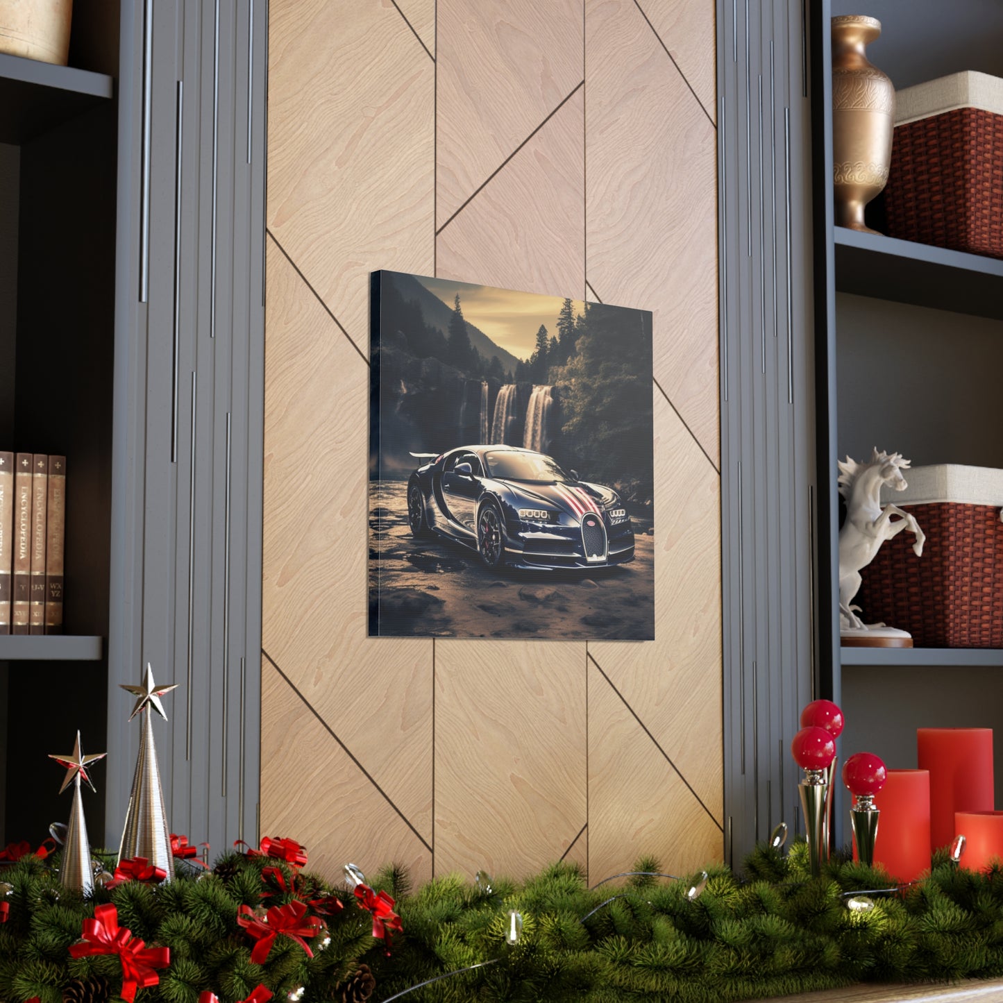 Canvas Gallery Wraps Bugatti Waterfall 2