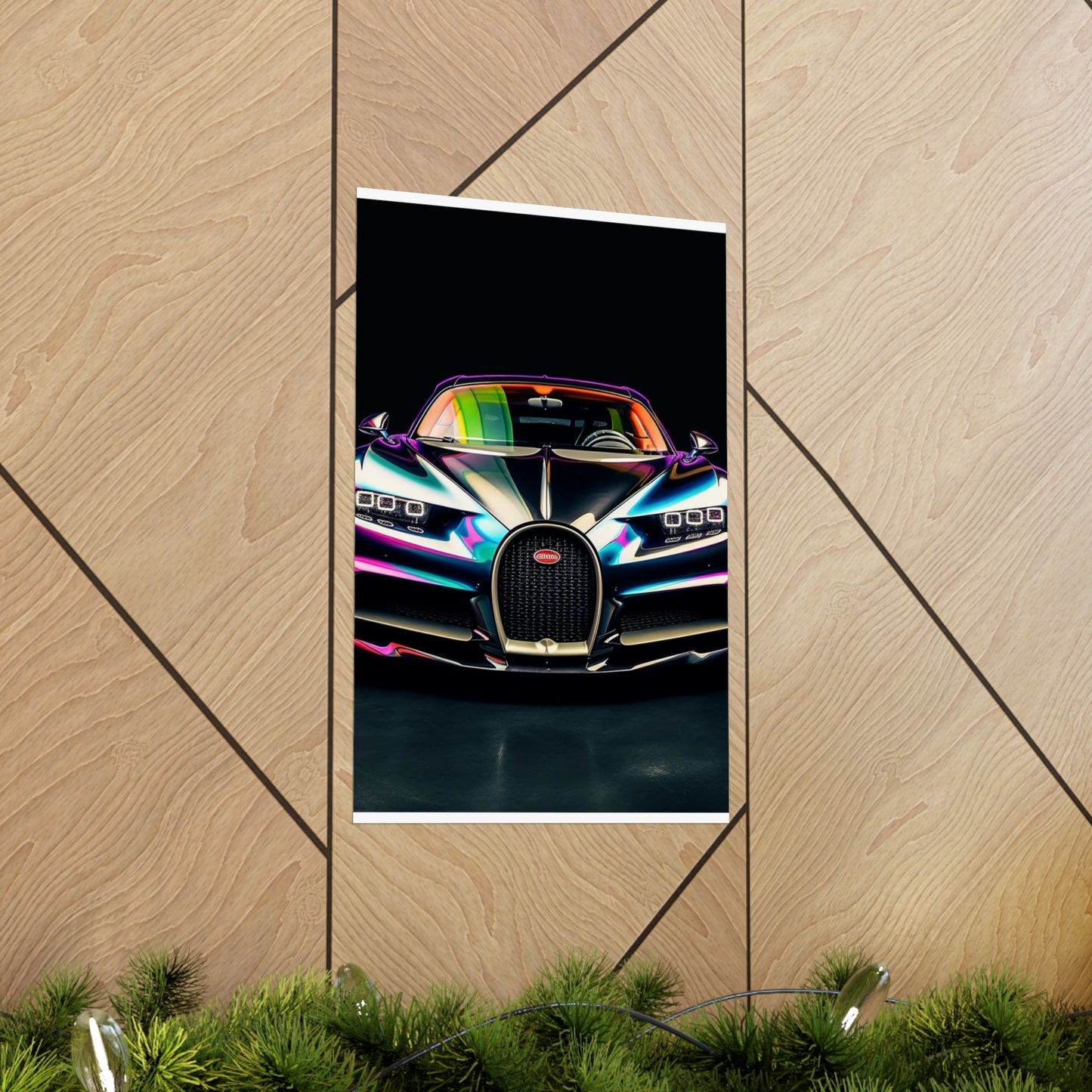 Premium Matte Vertical Posters Hyper Bugatti Chiron 4