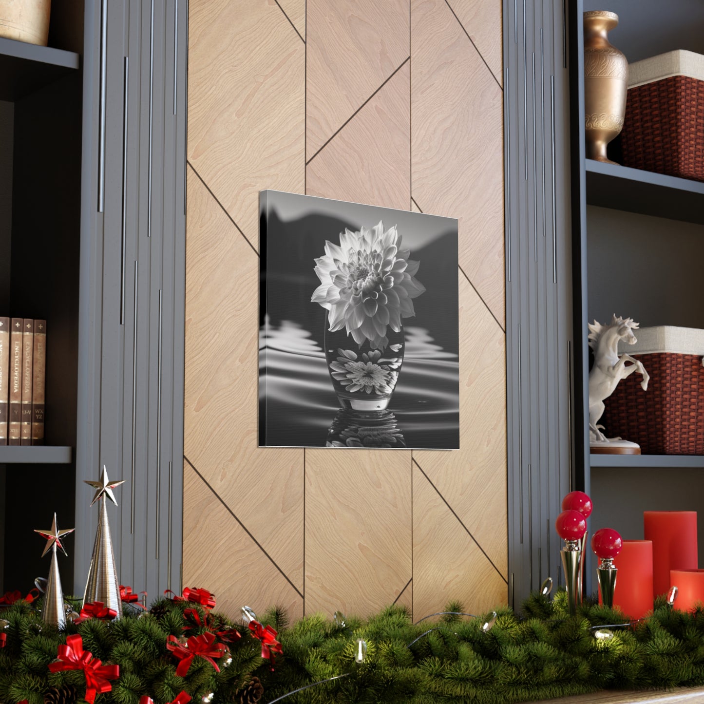 Canvas Gallery Wraps White Dahlia 4