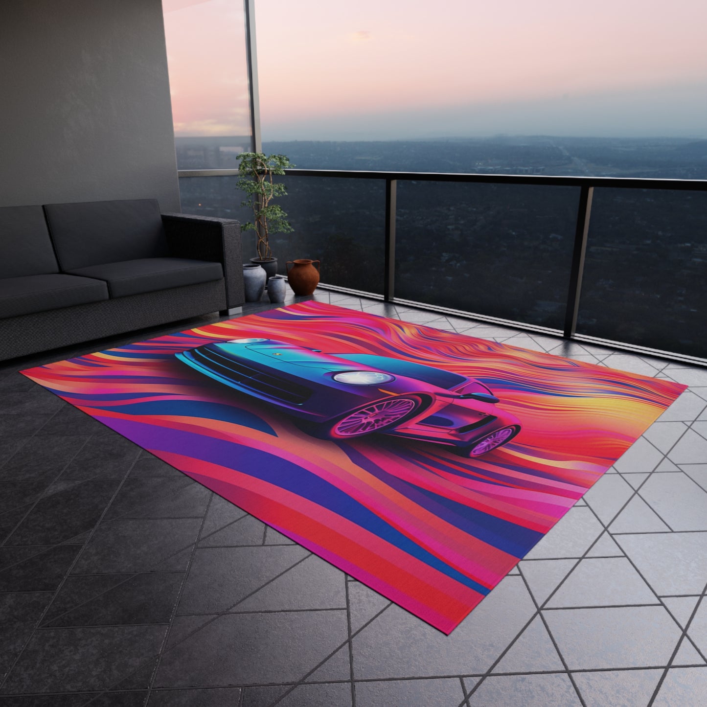 Outdoor Rug  Porsche Water Fusion 3