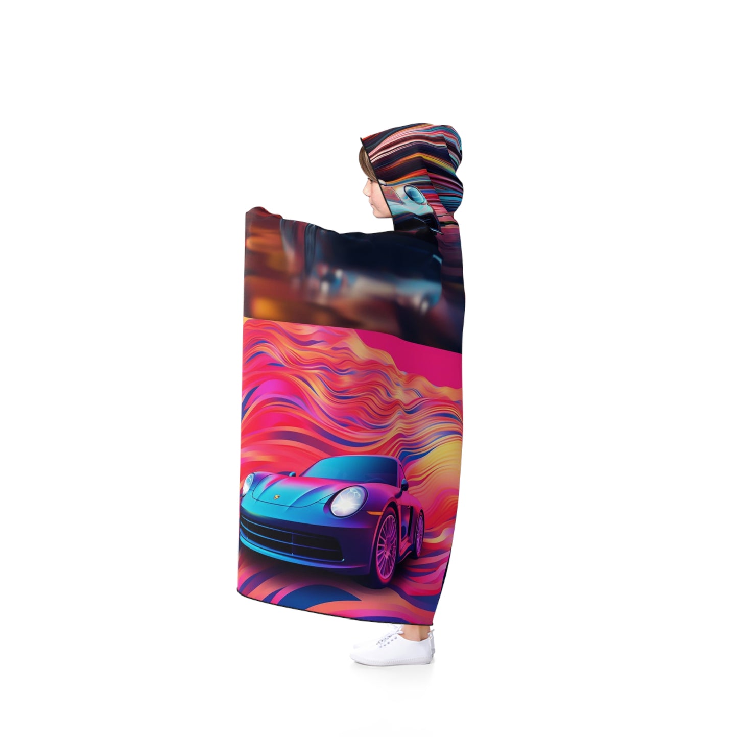 Hooded Blanket Porsche Water Fusion 5