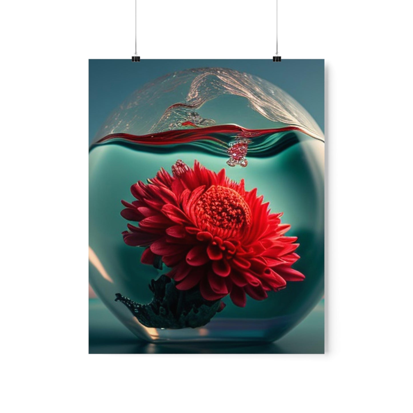 Premium Matte Vertical Posters Chrysanthemum 4