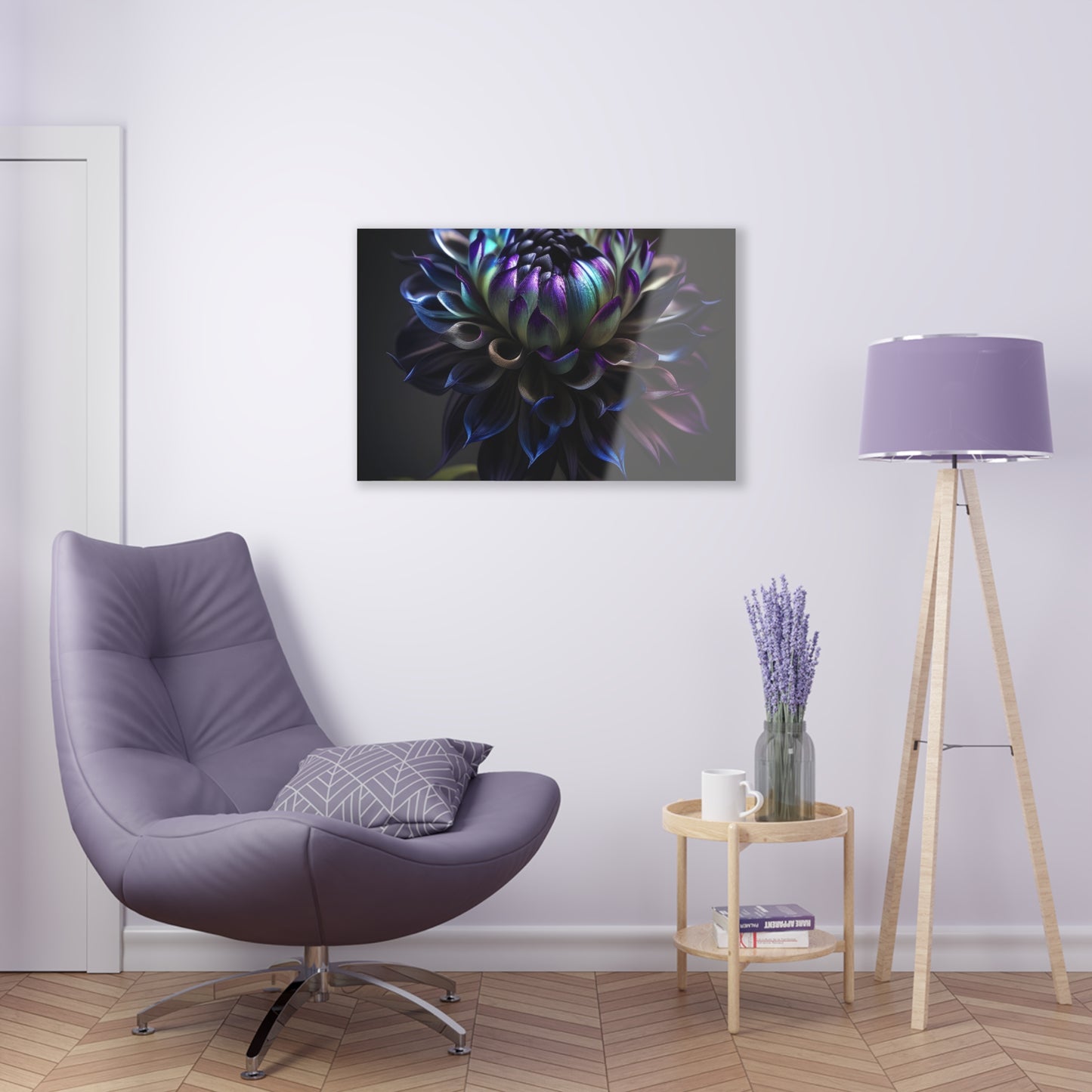 Acrylic Prints Dahlia Purple 4