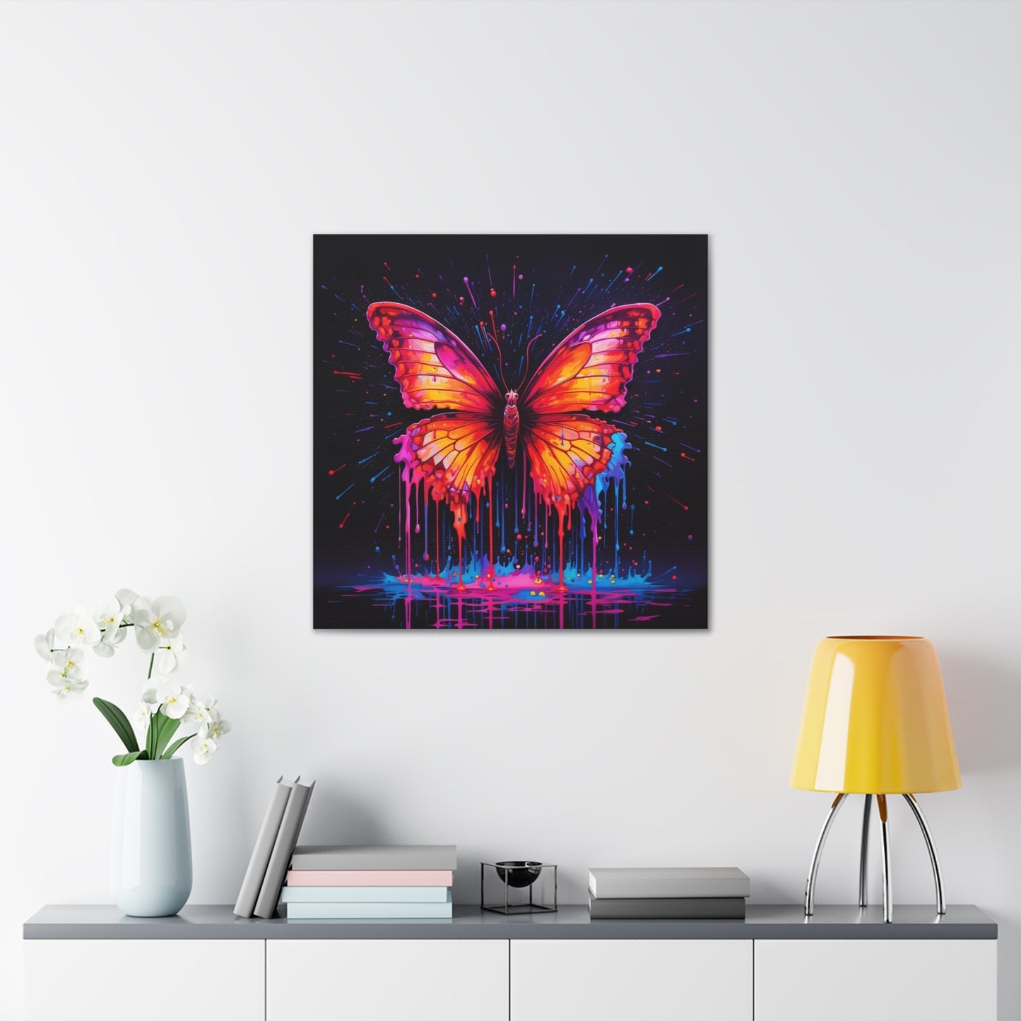 Canvas Gallery Wraps Pink Butterfly Flair 4