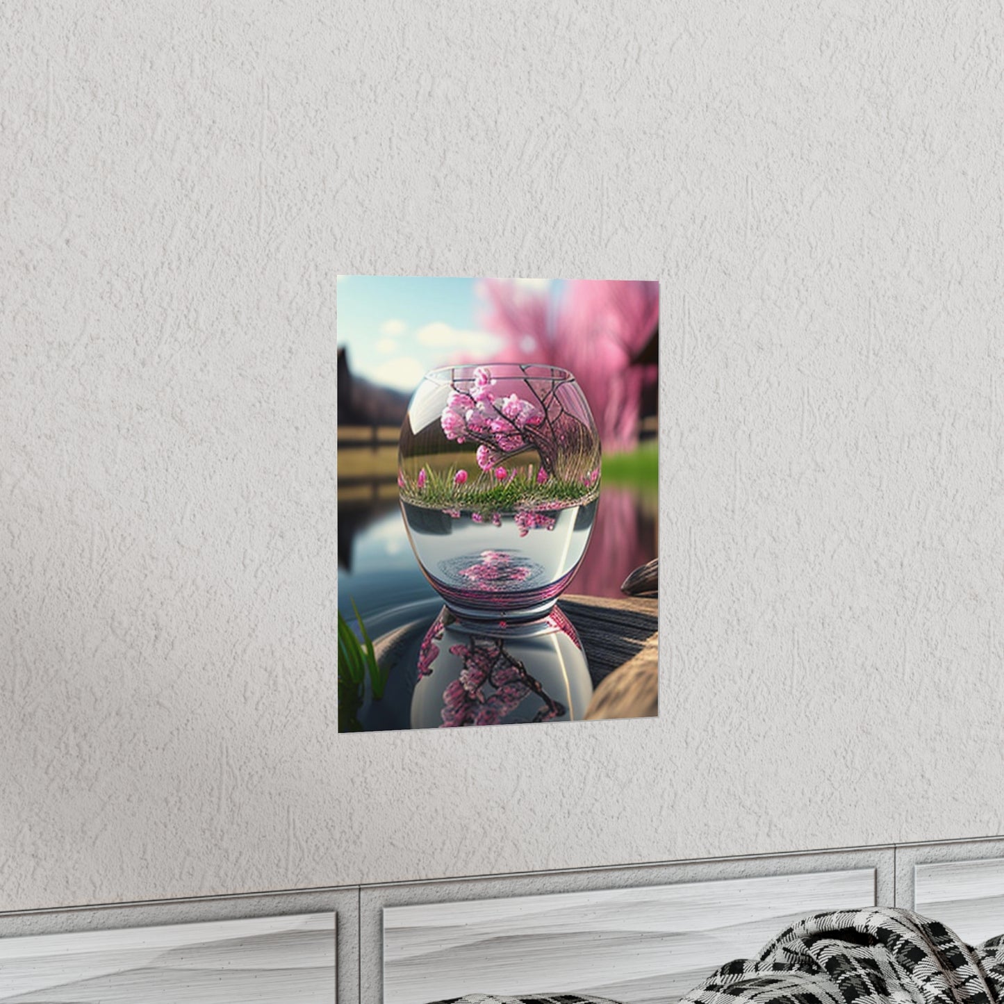 Premium Matte Vertical Posters Cherry Blossom 2