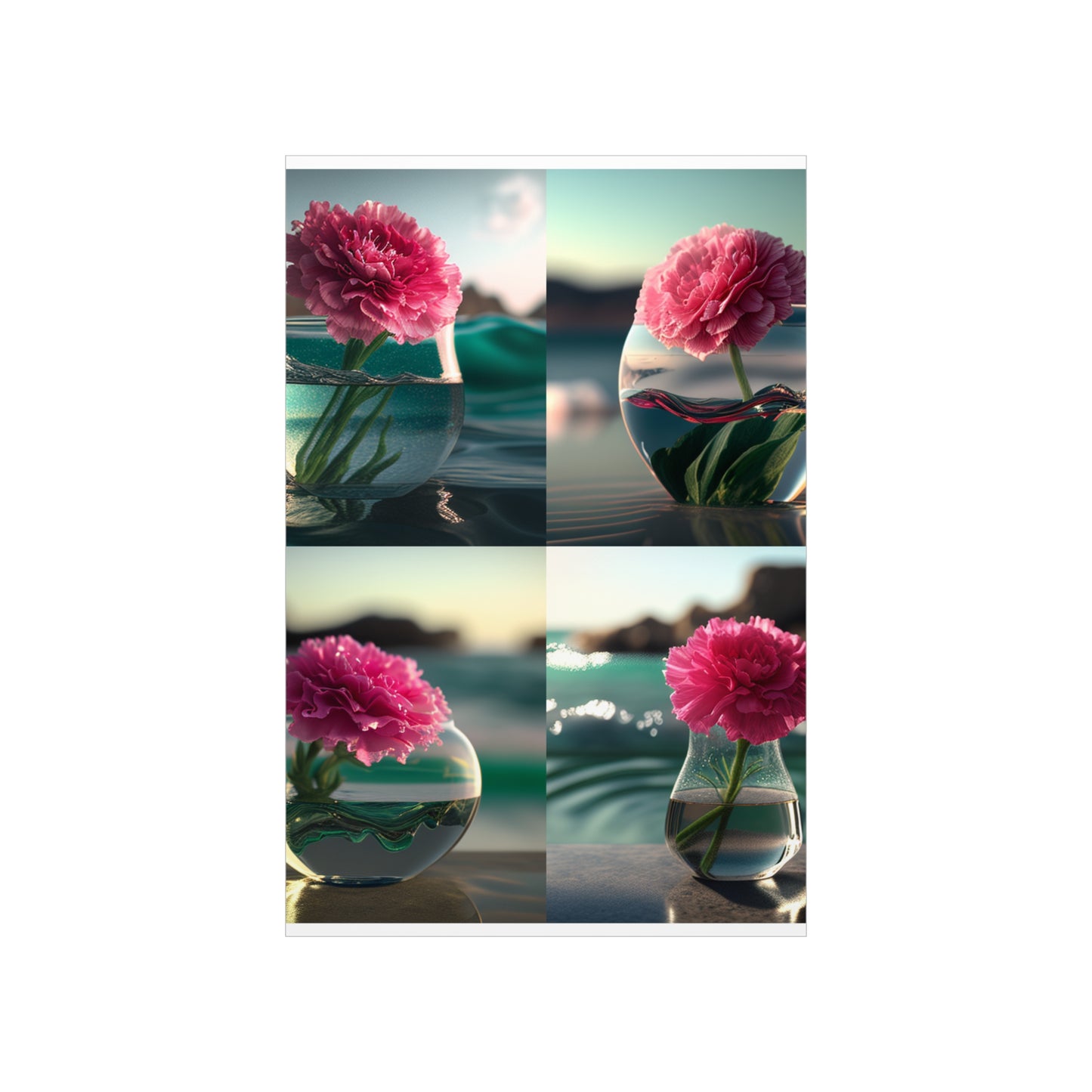 Premium Matte Vertical Posters Carnation 5