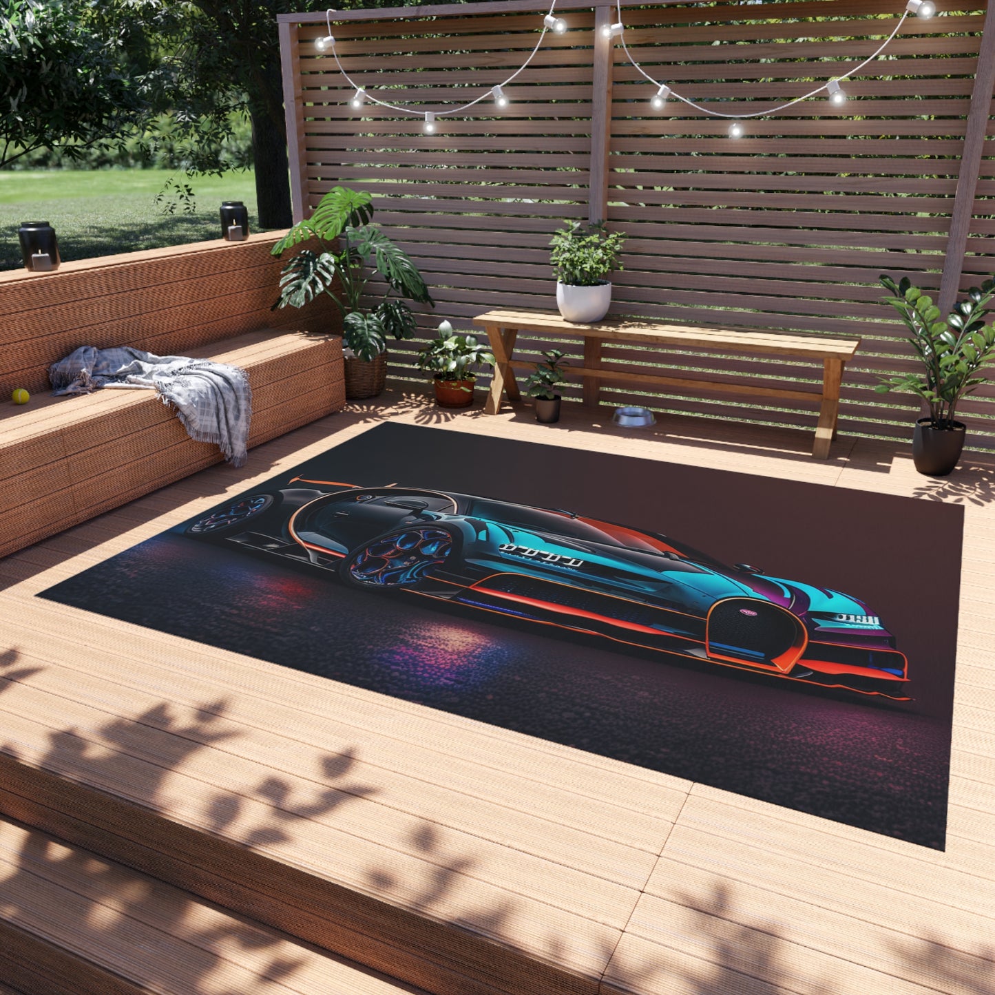 Outdoor Rug  Bugatti Chiron Super 1