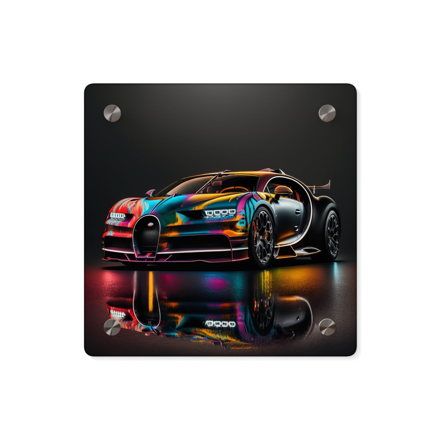 Acrylic Wall Art Panels Bugatti Chiron Super 2