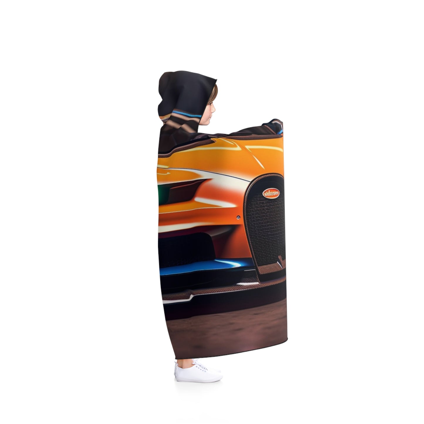 Hooded Blanket Hyper Bugatti Neon Chiron 1