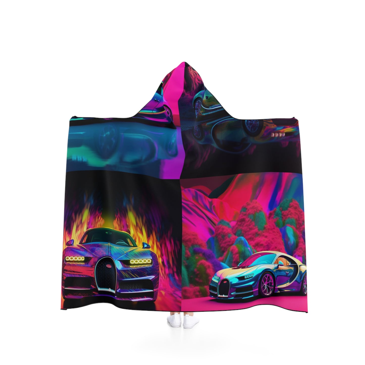 Hooded Blanket Florescent Bugatti Flair 5