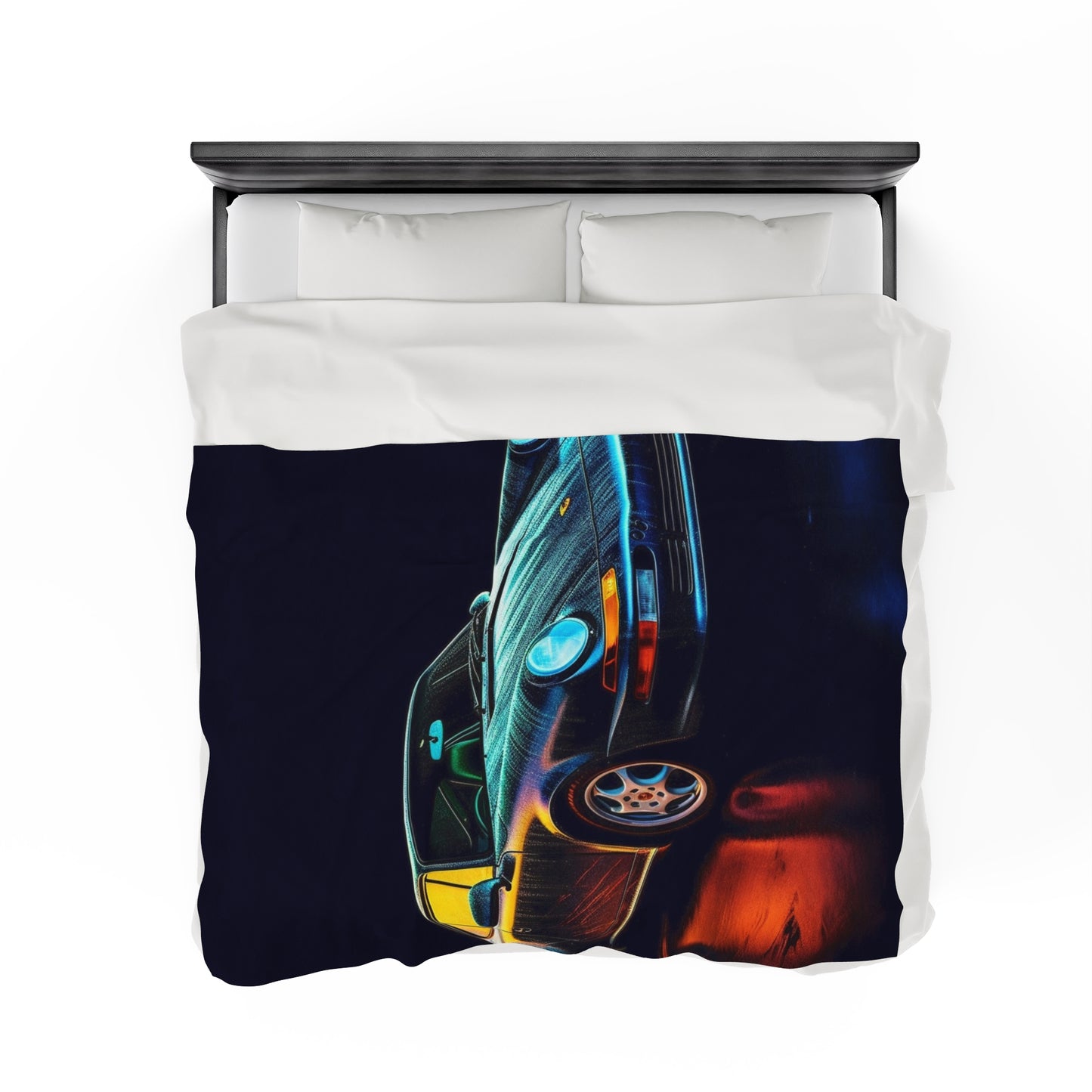 Velveteen Plush Blanket Porsche 933 3