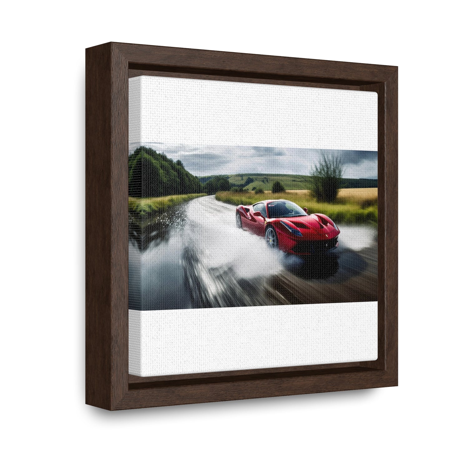 Gallery Canvas Wraps, Square Frame Water Ferrari Splash 4