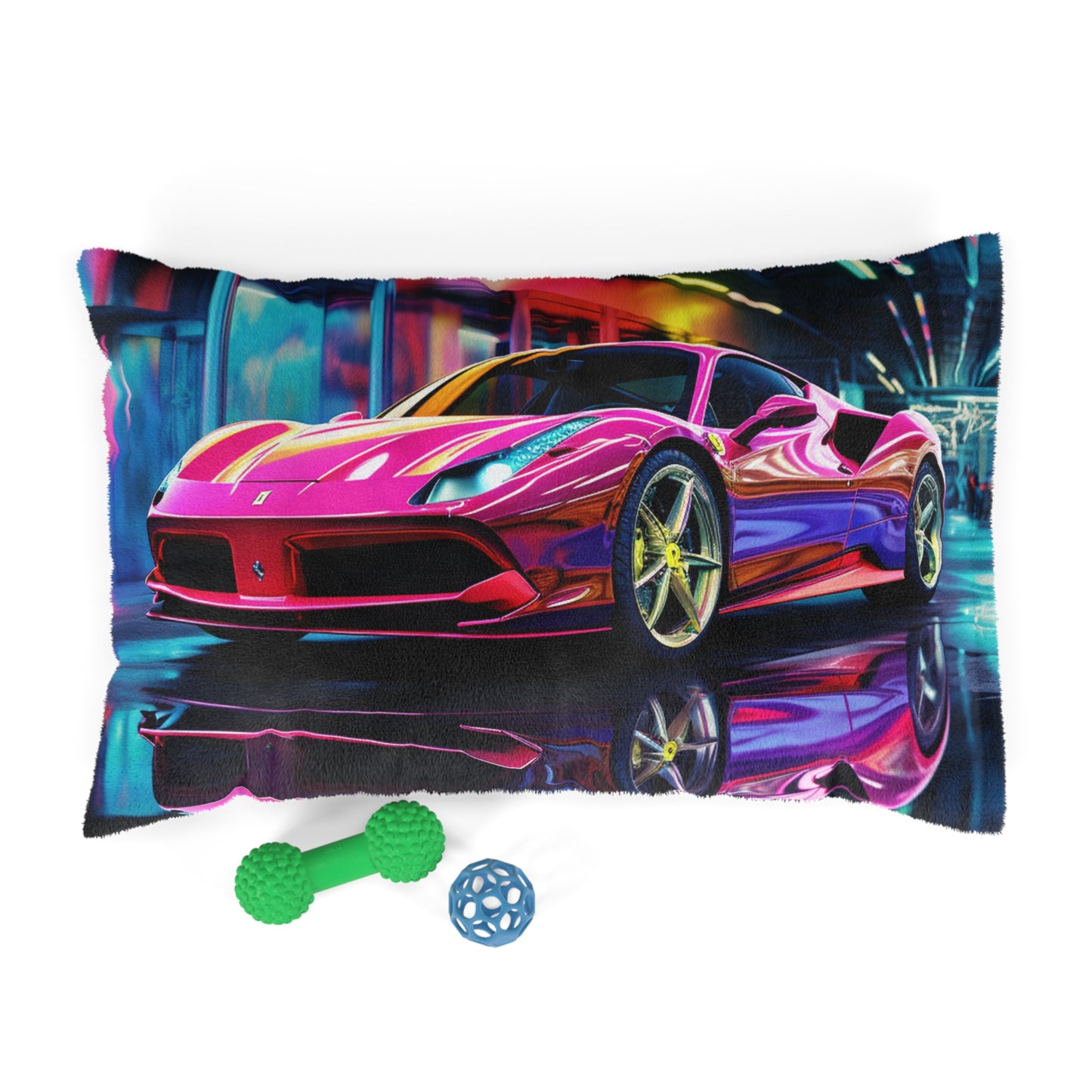 Pet Bed Pink Macro Ferrari 4