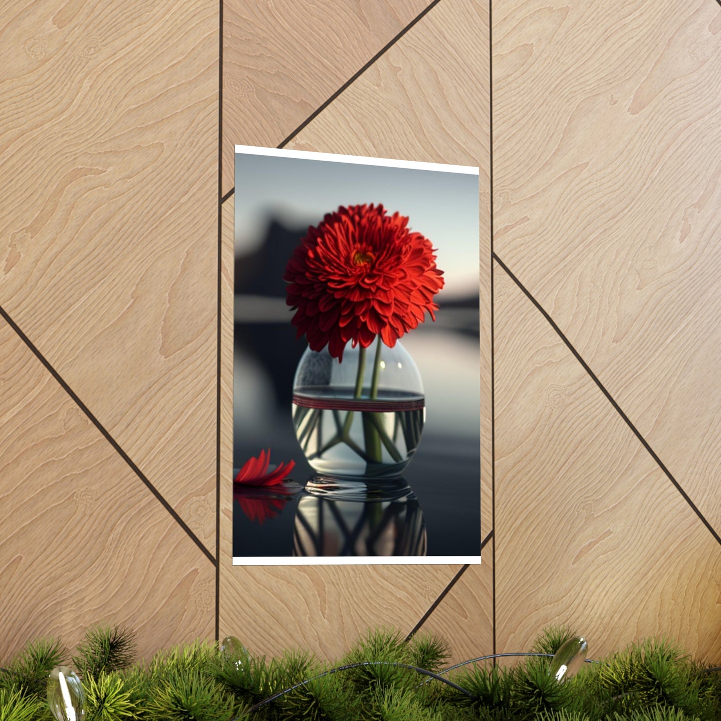 Premium Matte Vertical Posters Chrysanthemum 2