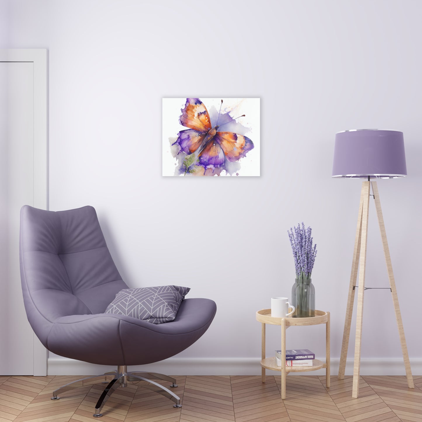 Acrylic Prints MerlinRose Watercolor Butterfly 2