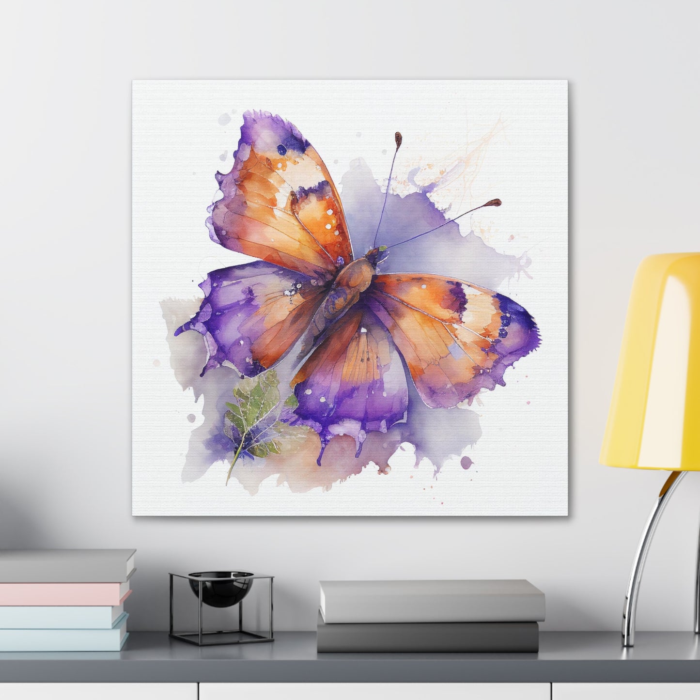 Canvas Gallery Wraps MerlinRose Watercolor Butterfly 2