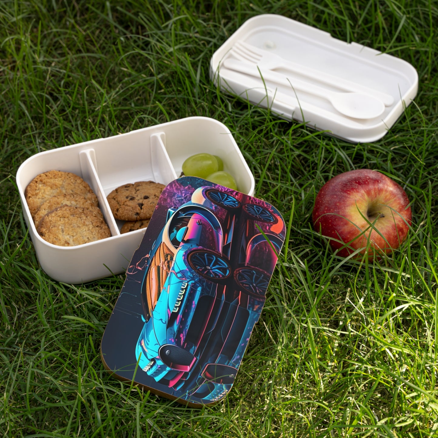 Bento Lunch Box Bugatti Neon Chiron 4