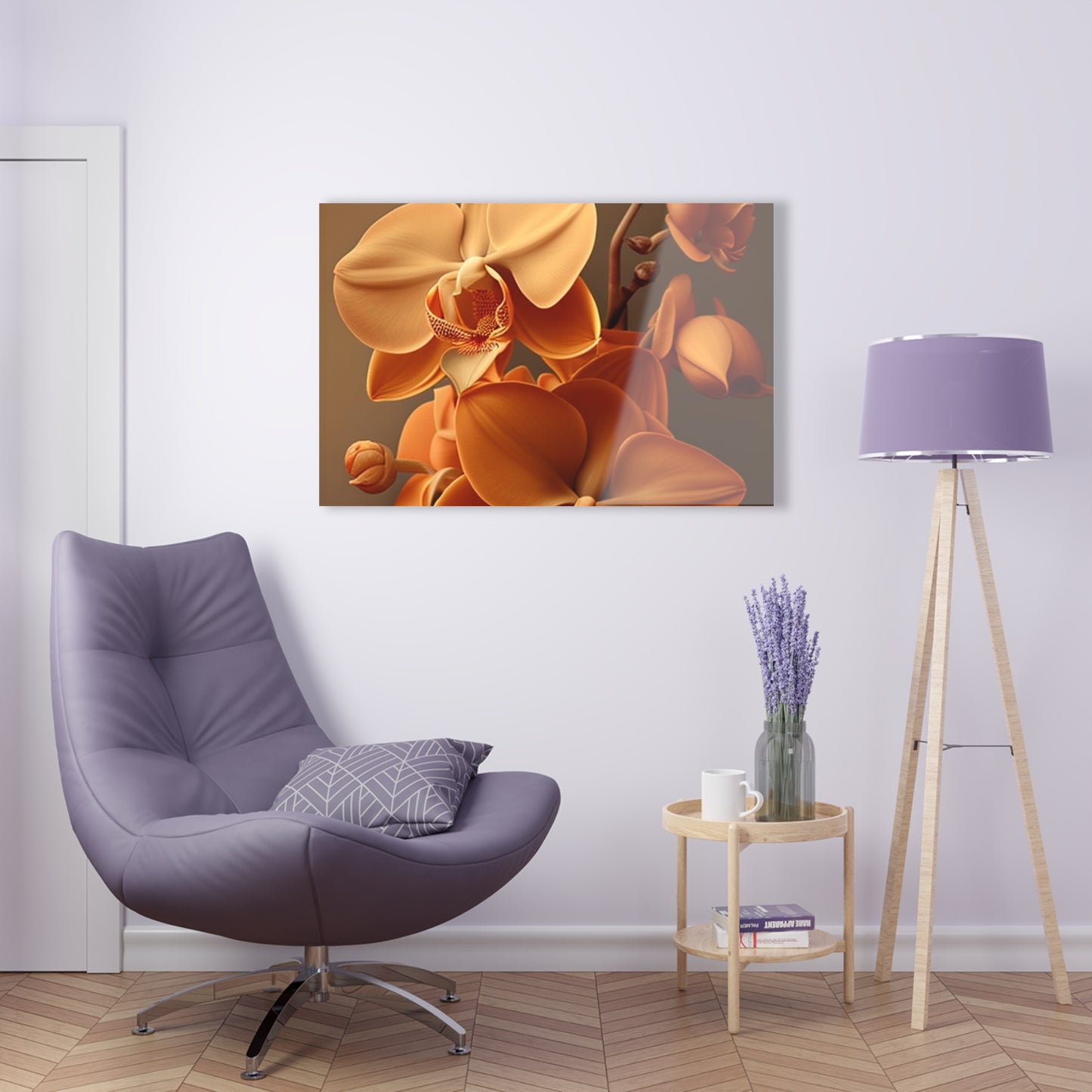 Acrylic Prints orchid pedals 4