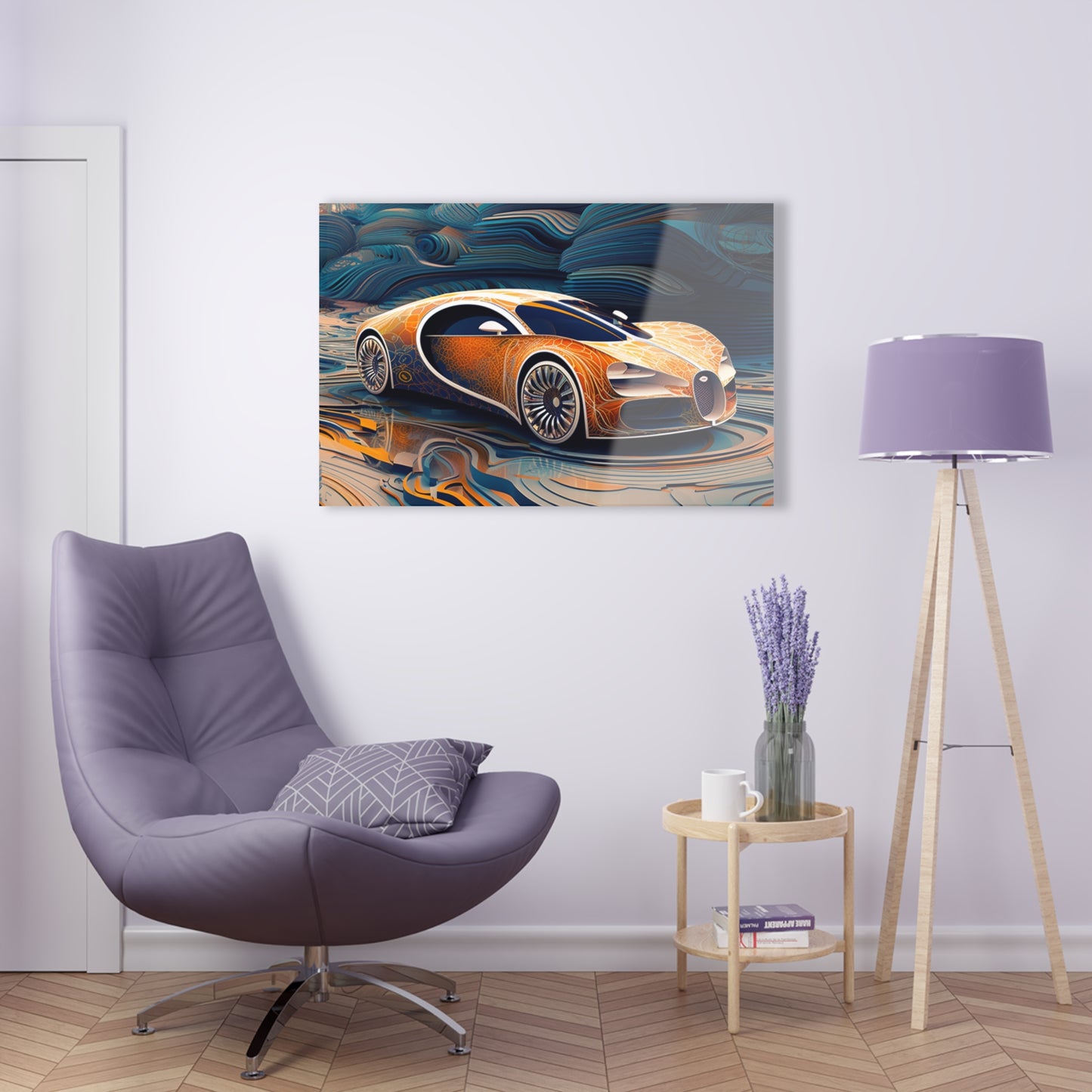 Acrylic Prints Bugatti Abstract Flair 1