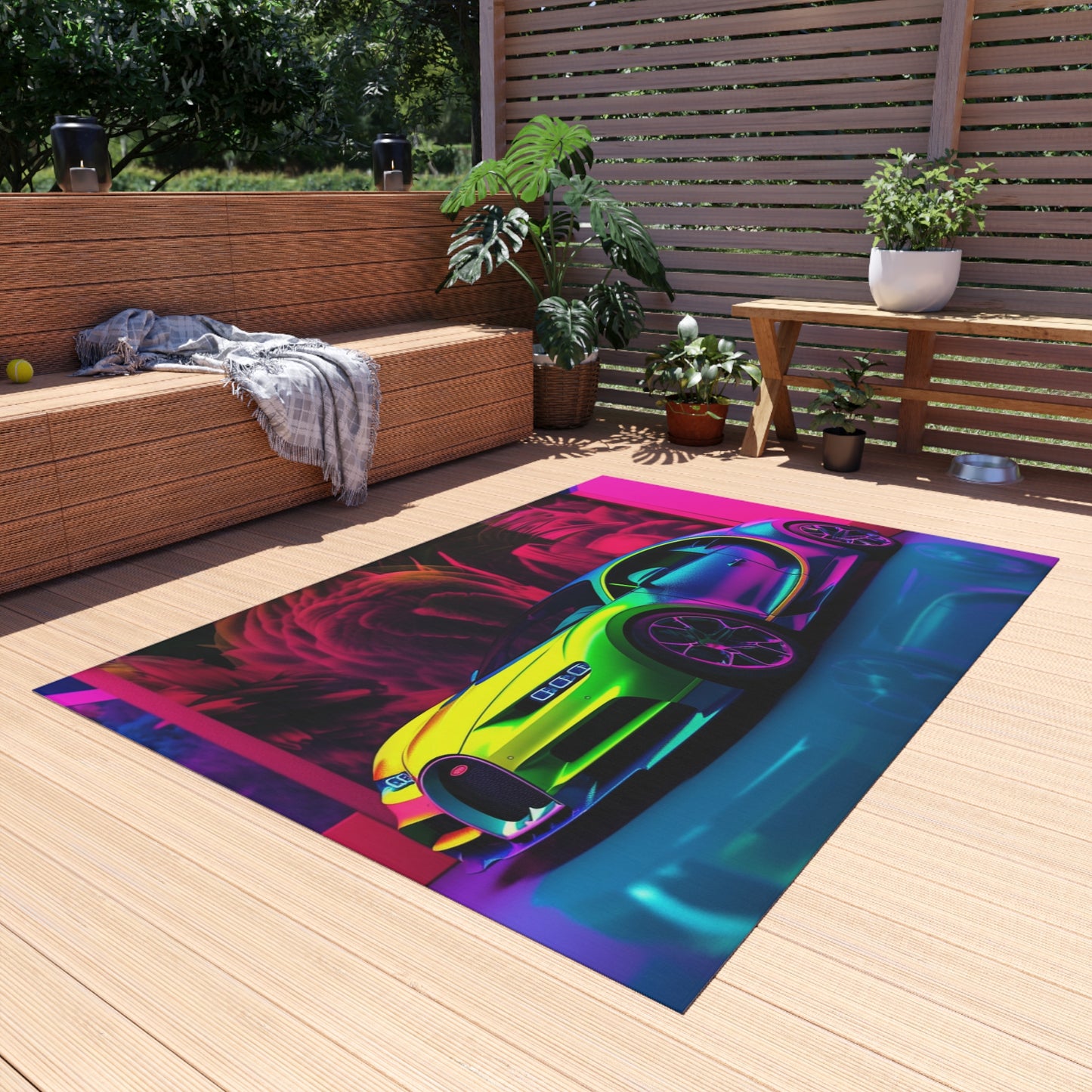 Outdoor Rug  Florescent Bugatti Flair 1