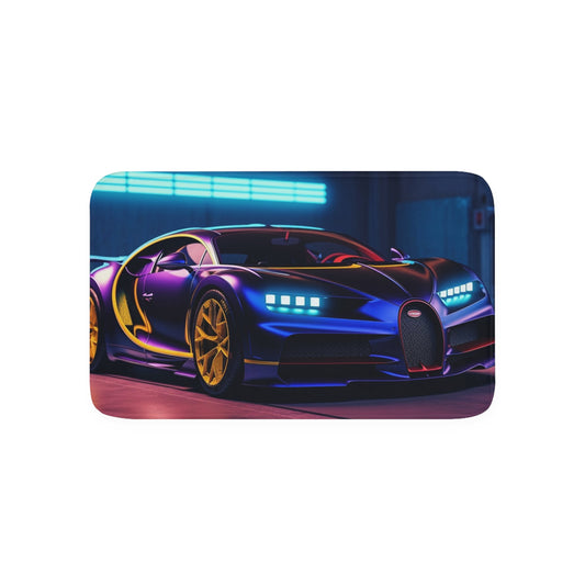 Memory Foam Bath Mat Hyper Bugatti Neon Chiron 4