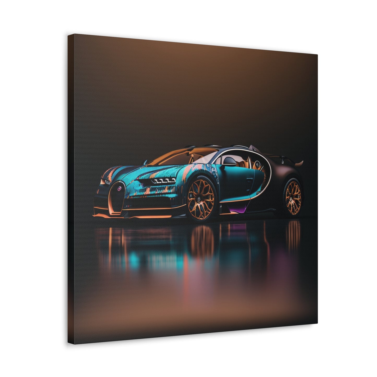 Canvas Gallery Wraps Bugatti Blue 2